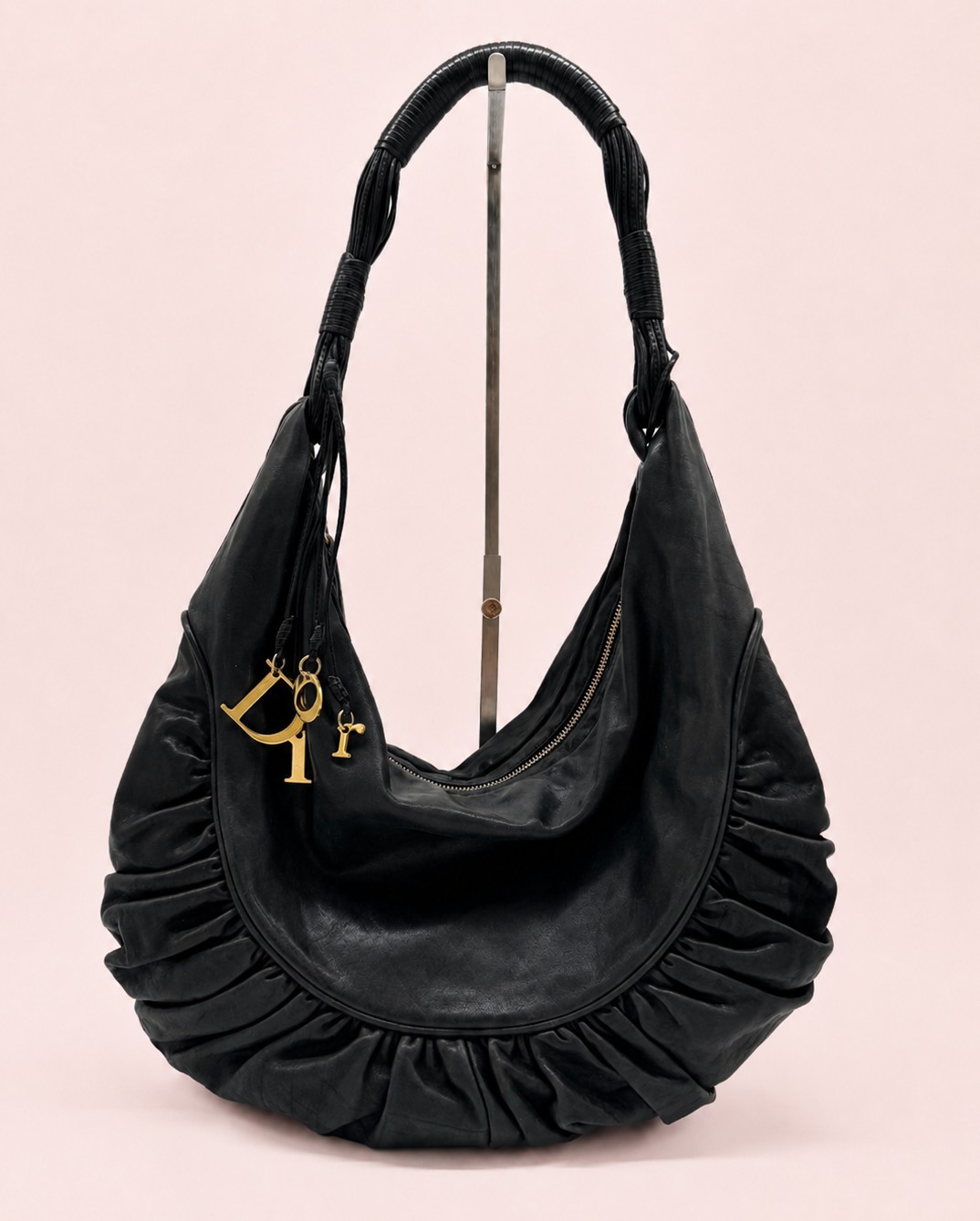 Christian Dior Gypsy Leather Hobo Bag