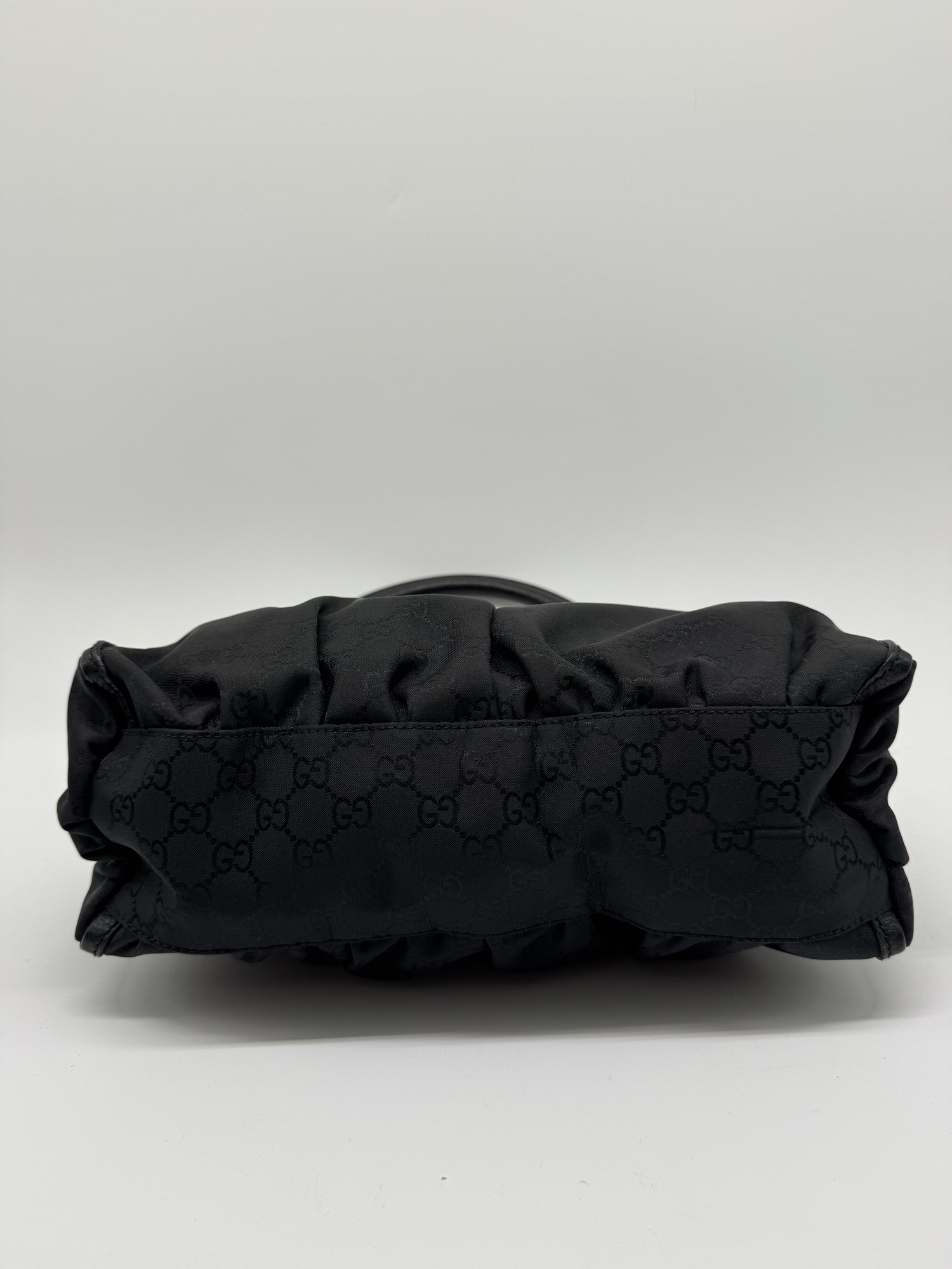 Gucci GG Canvas Abbey D-Ring Black Monogram Shoulder Bag