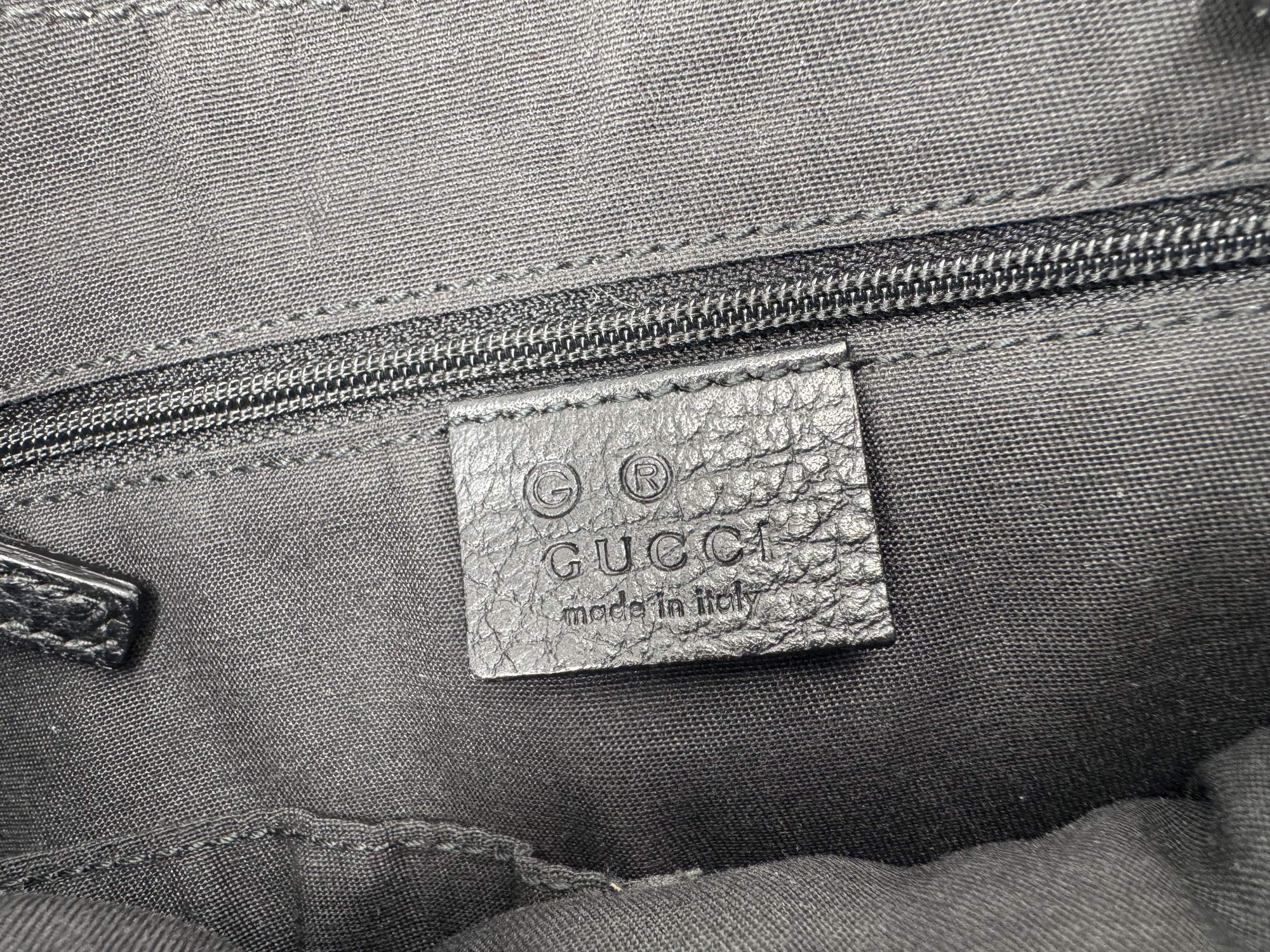 Gucci GG Canvas Abbey D-Ring Black Monogram Shoulder Bag