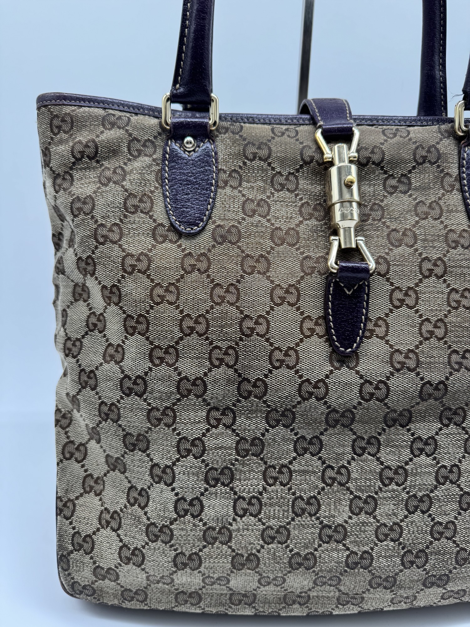 Gucci GG Canvas Jackie Tote Bag