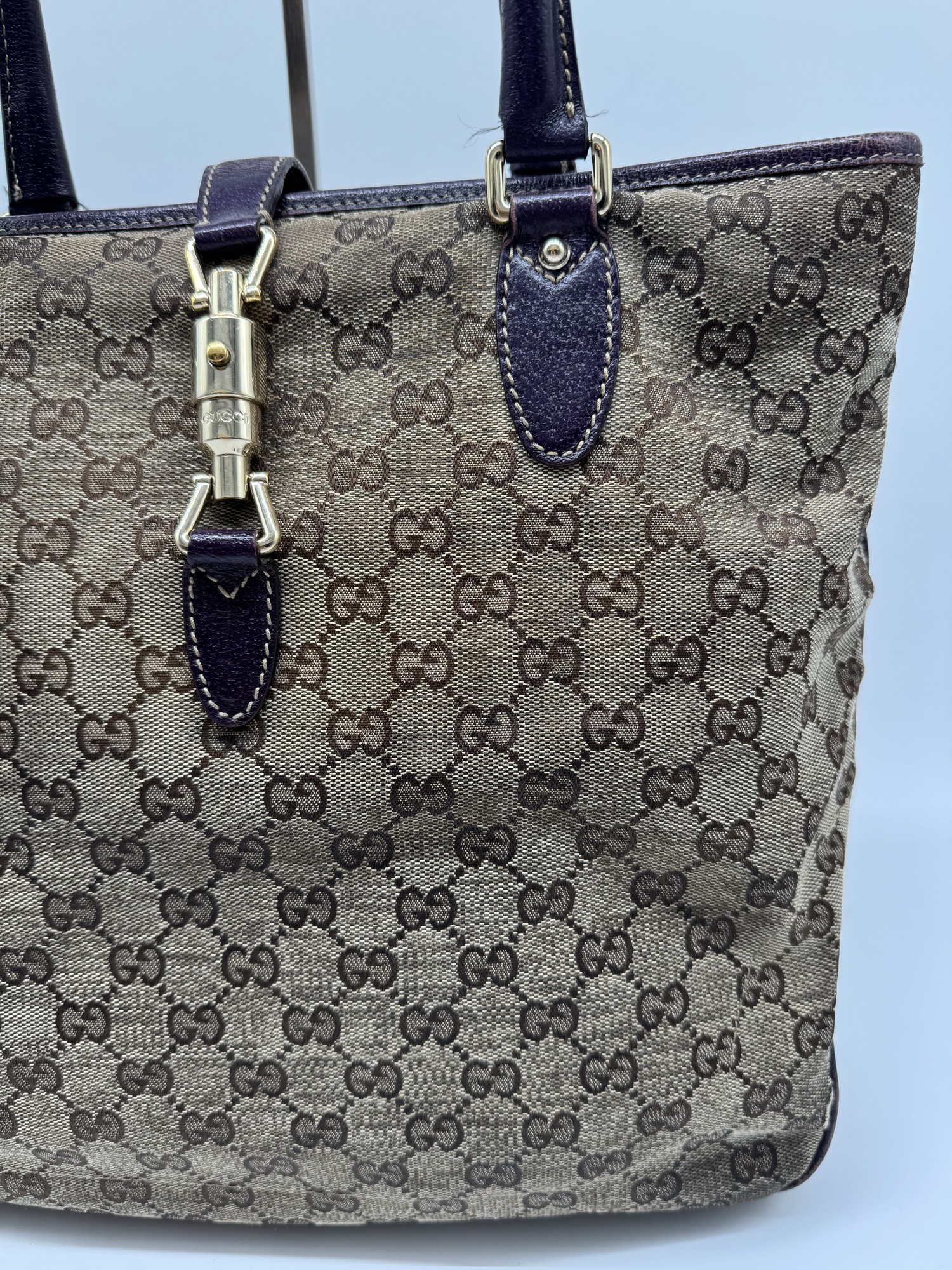 Gucci GG Canvas Jackie Tote Bag
