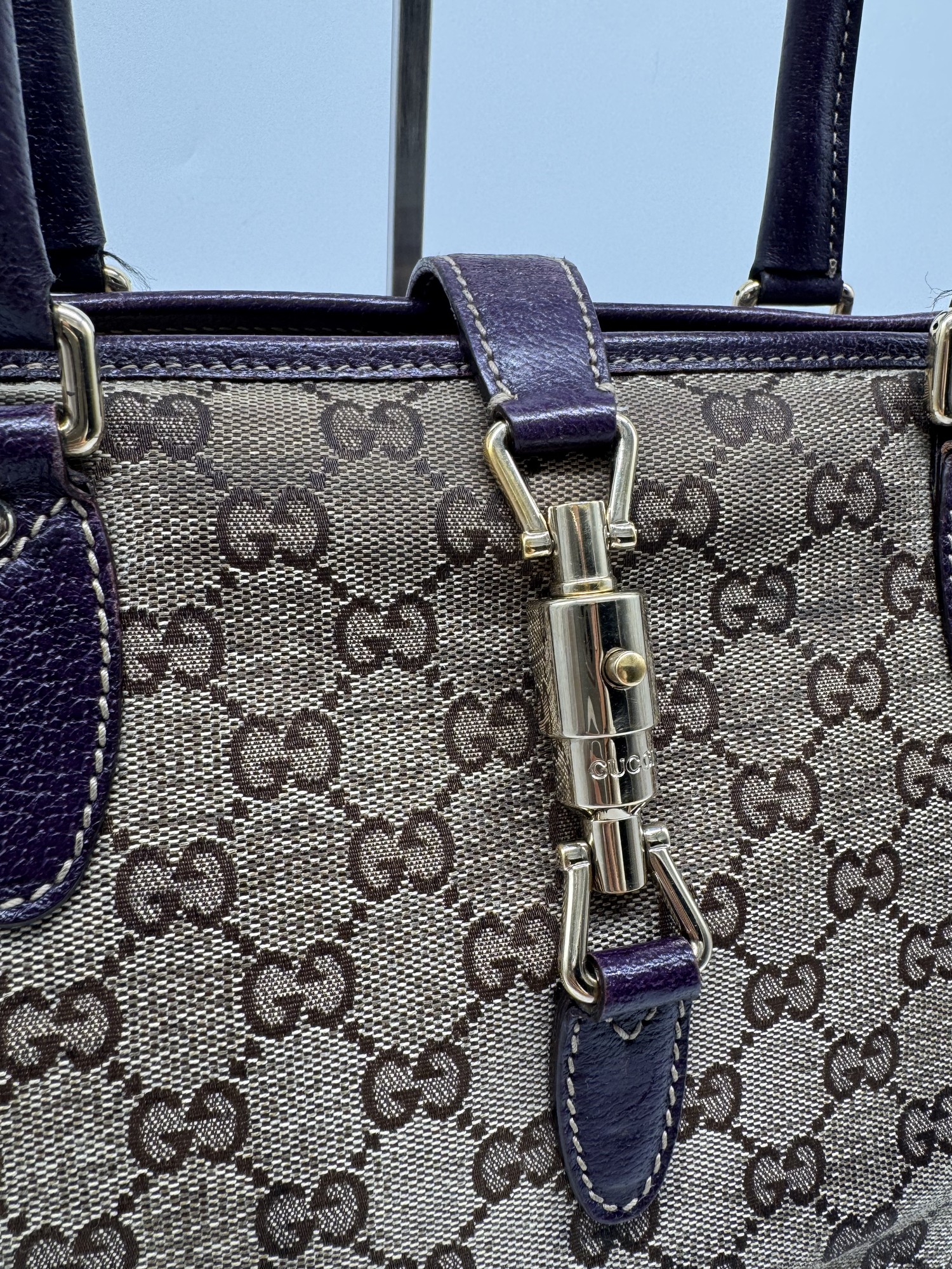 Gucci GG Canvas Jackie Tote Bag