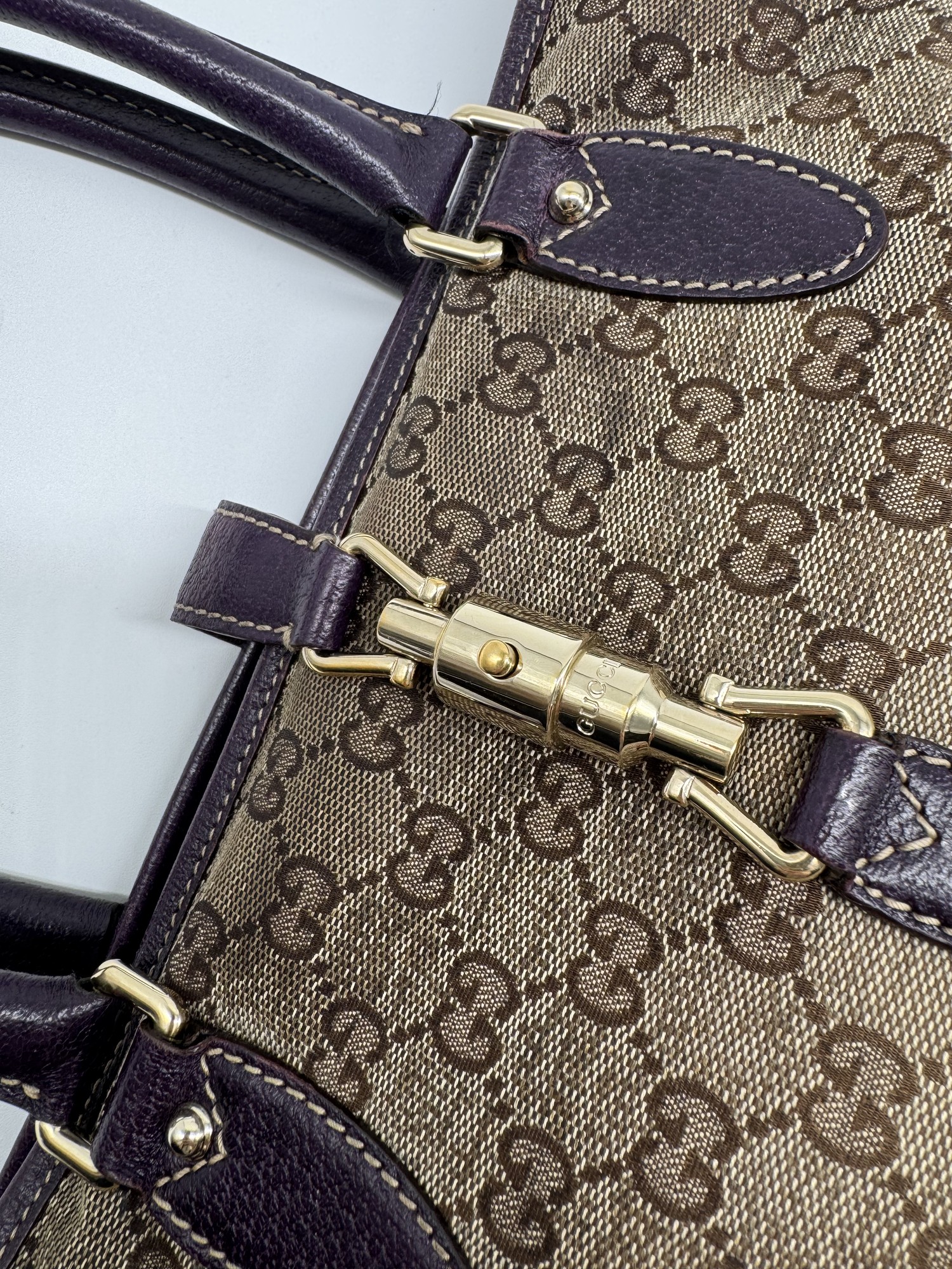 Gucci GG Canvas Jackie Tote Bag