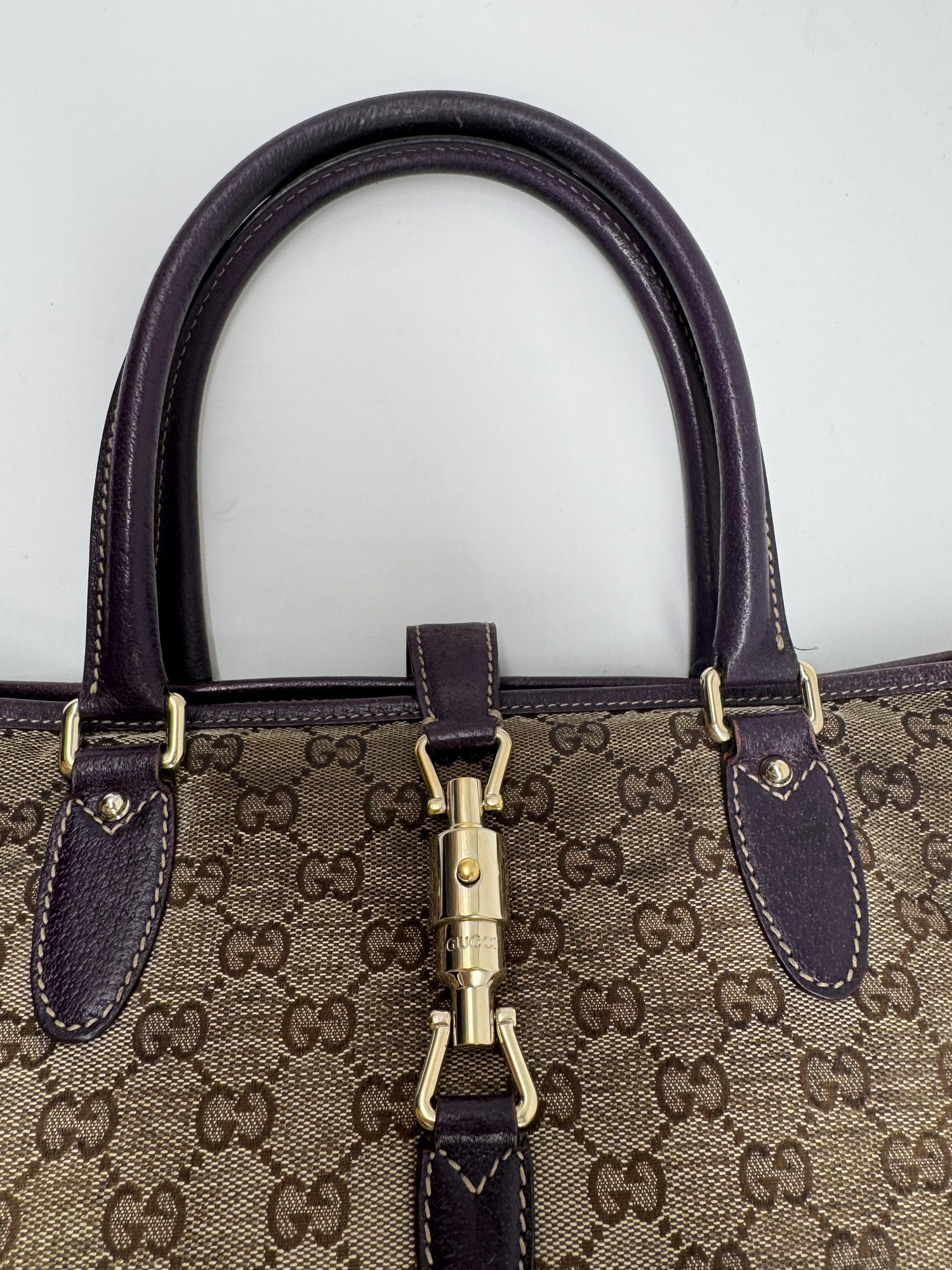 Gucci GG Canvas Jackie Tote Bag