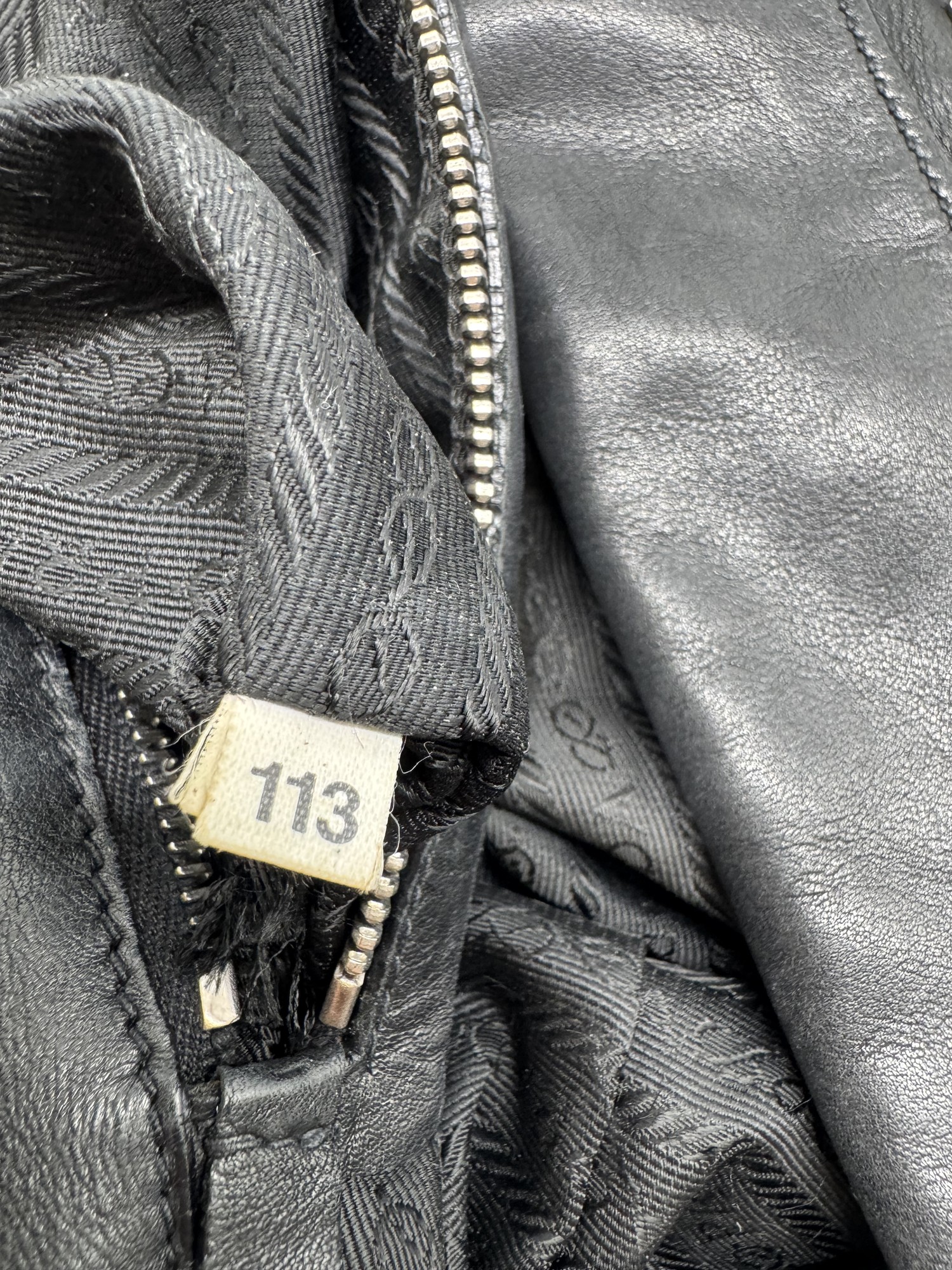 Prada Vitello Easy Leather Black Shoulder Bag