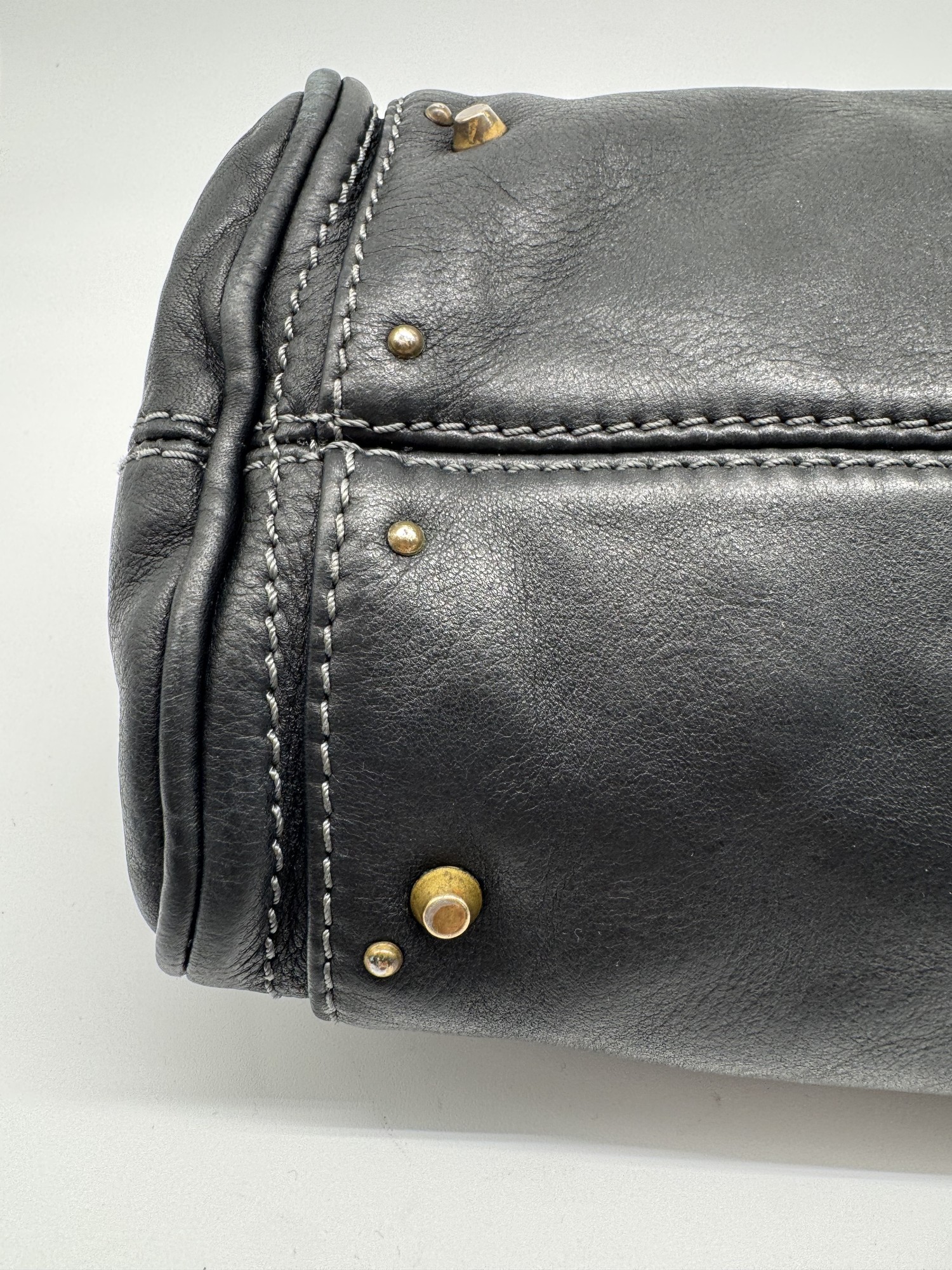 Chloe Black Leather Small Paddington Handbag