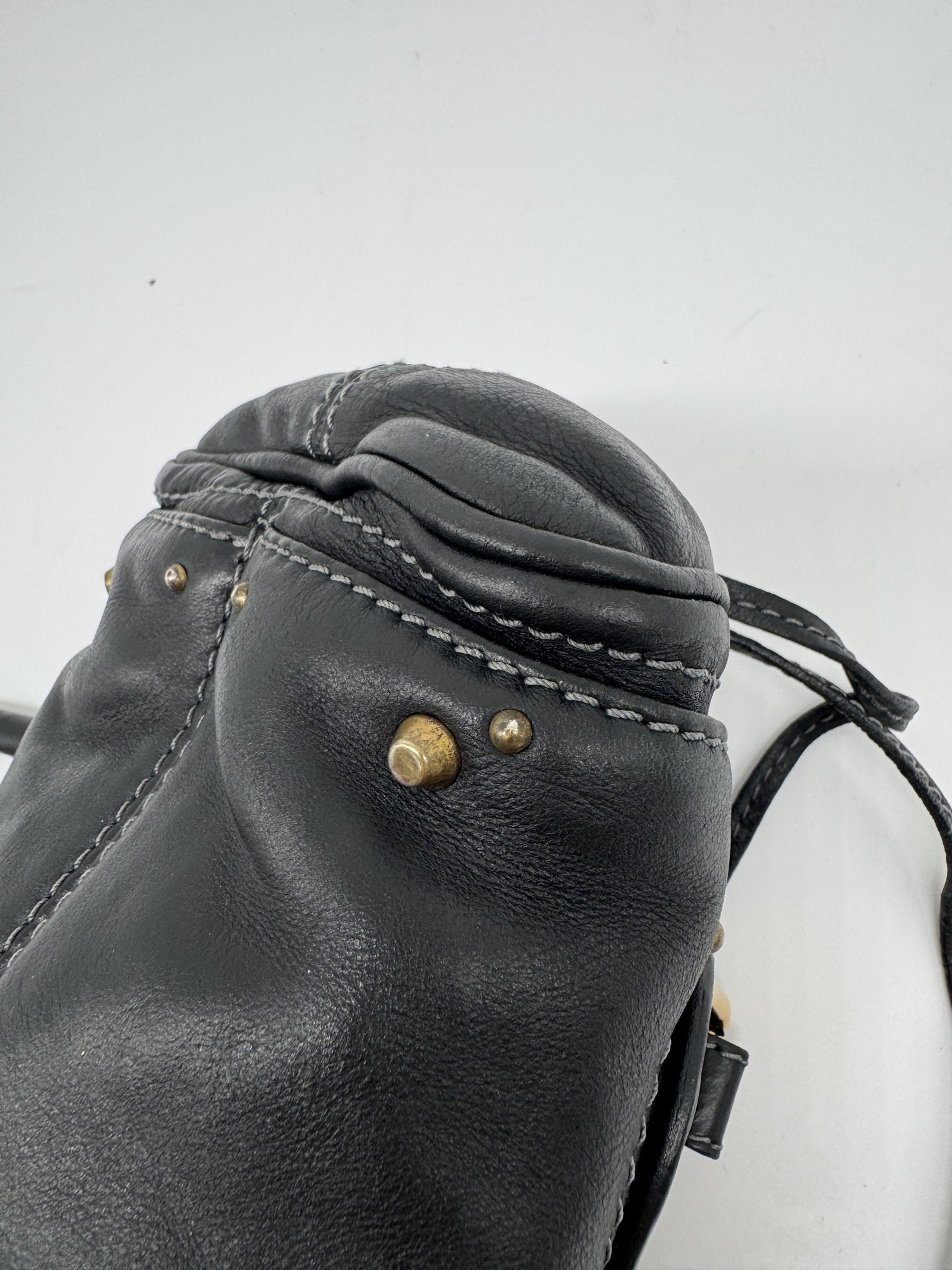 Chloe Black Leather Small Paddington Handbag