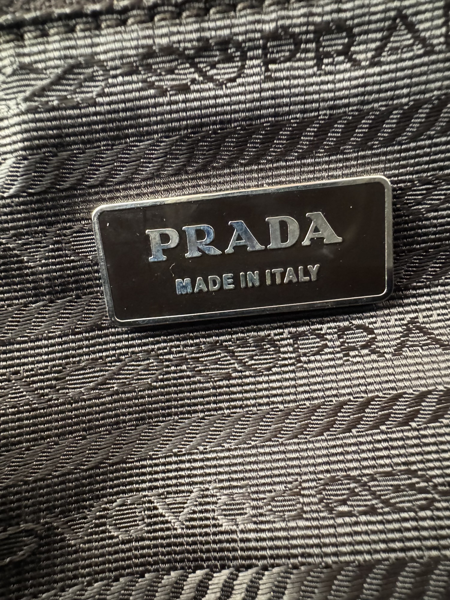 Prada Bowling Brown Leather Shoulder Bag