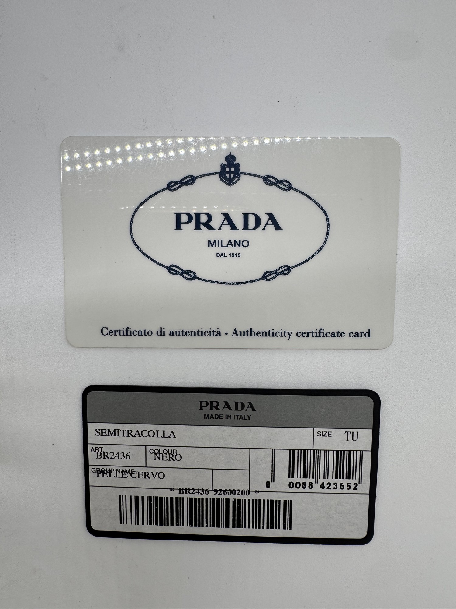 Prada Black Cervo Leather Buckle Grommet Shoulder Bag