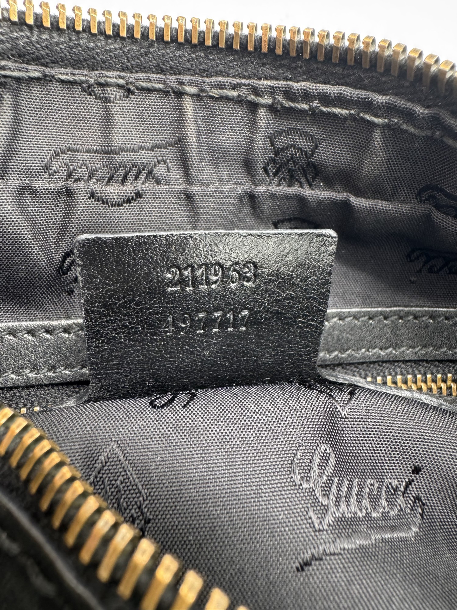 Gucci Babouska Black Leather Heart Hobo Shoulder Bag