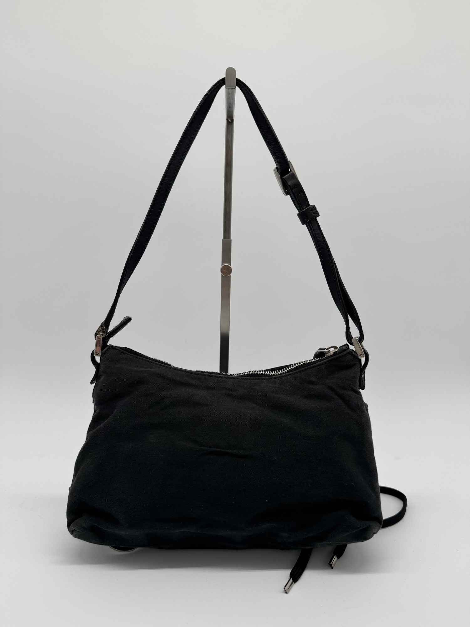 Dior Black Surf Lace-Up Bag by John Galliano 2004