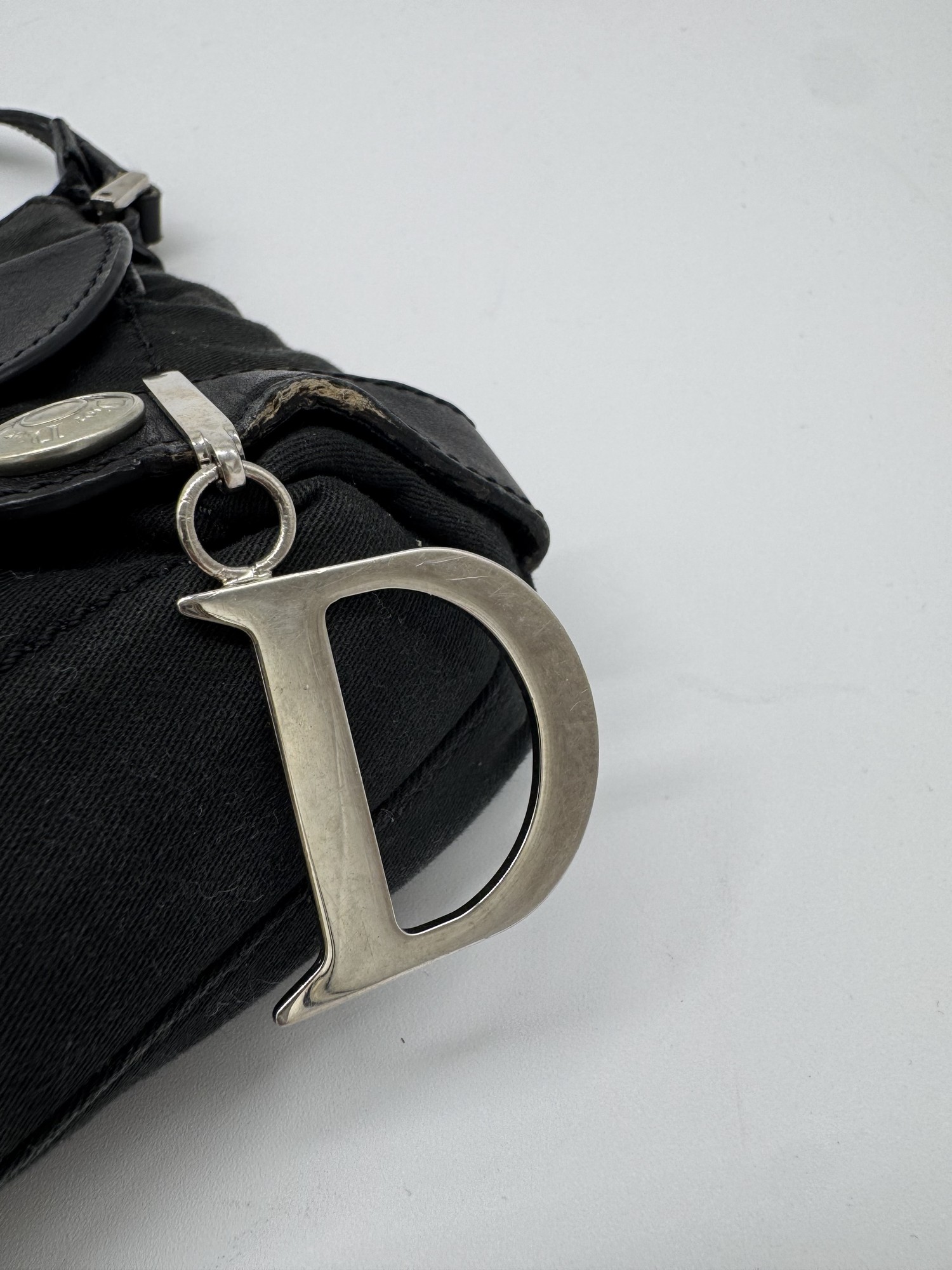 Dior Black Surf Lace-Up Bag by John Galliano 2004