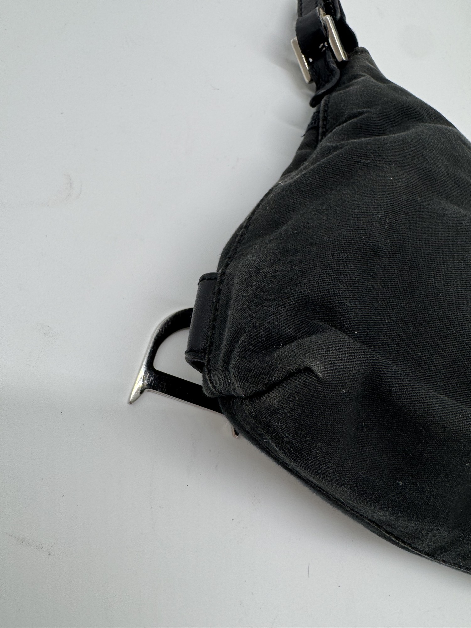 Dior Black Surf Lace-Up Bag by John Galliano 2004