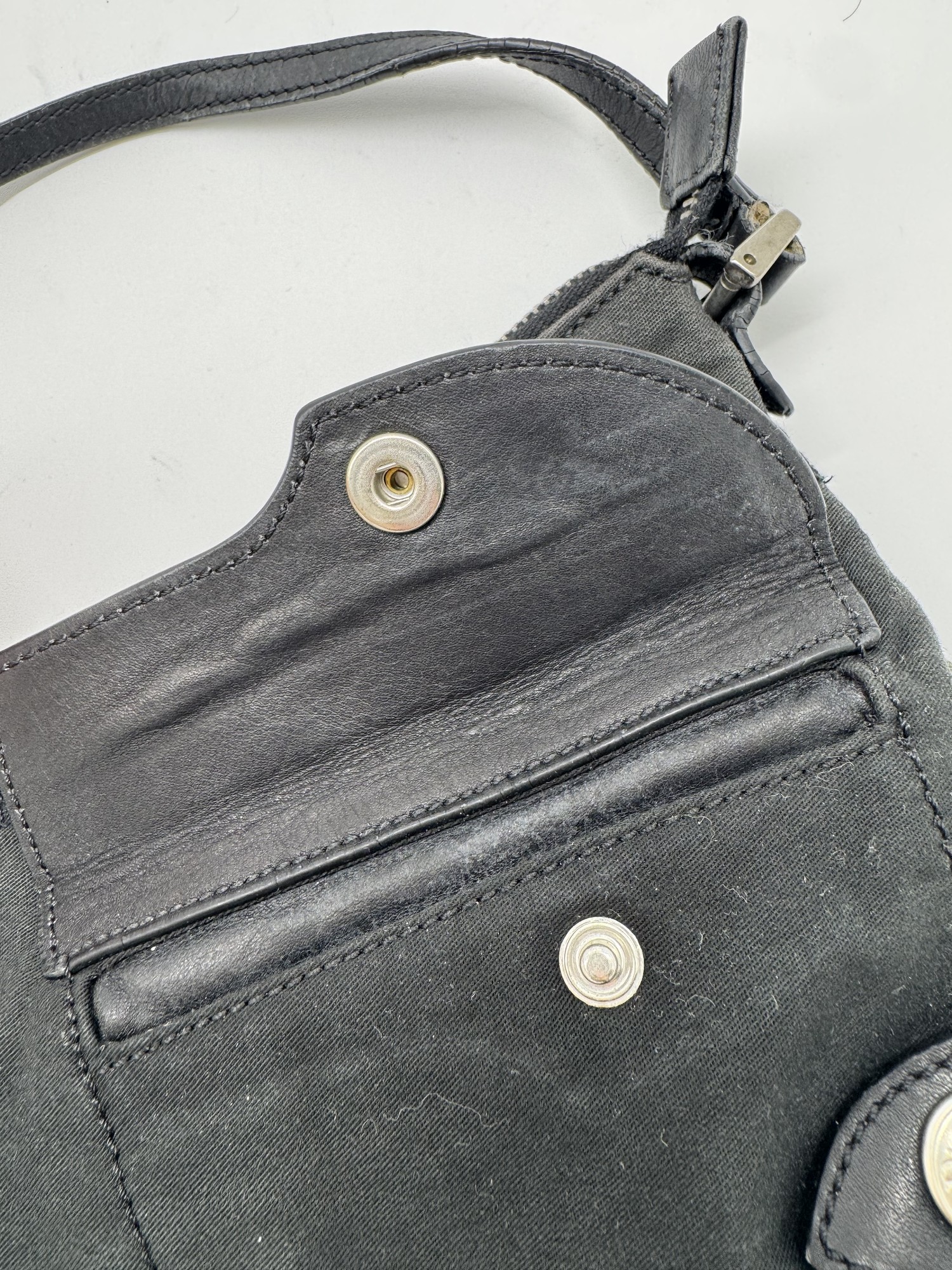 Dior Black Surf Lace-Up Bag by John Galliano 2004