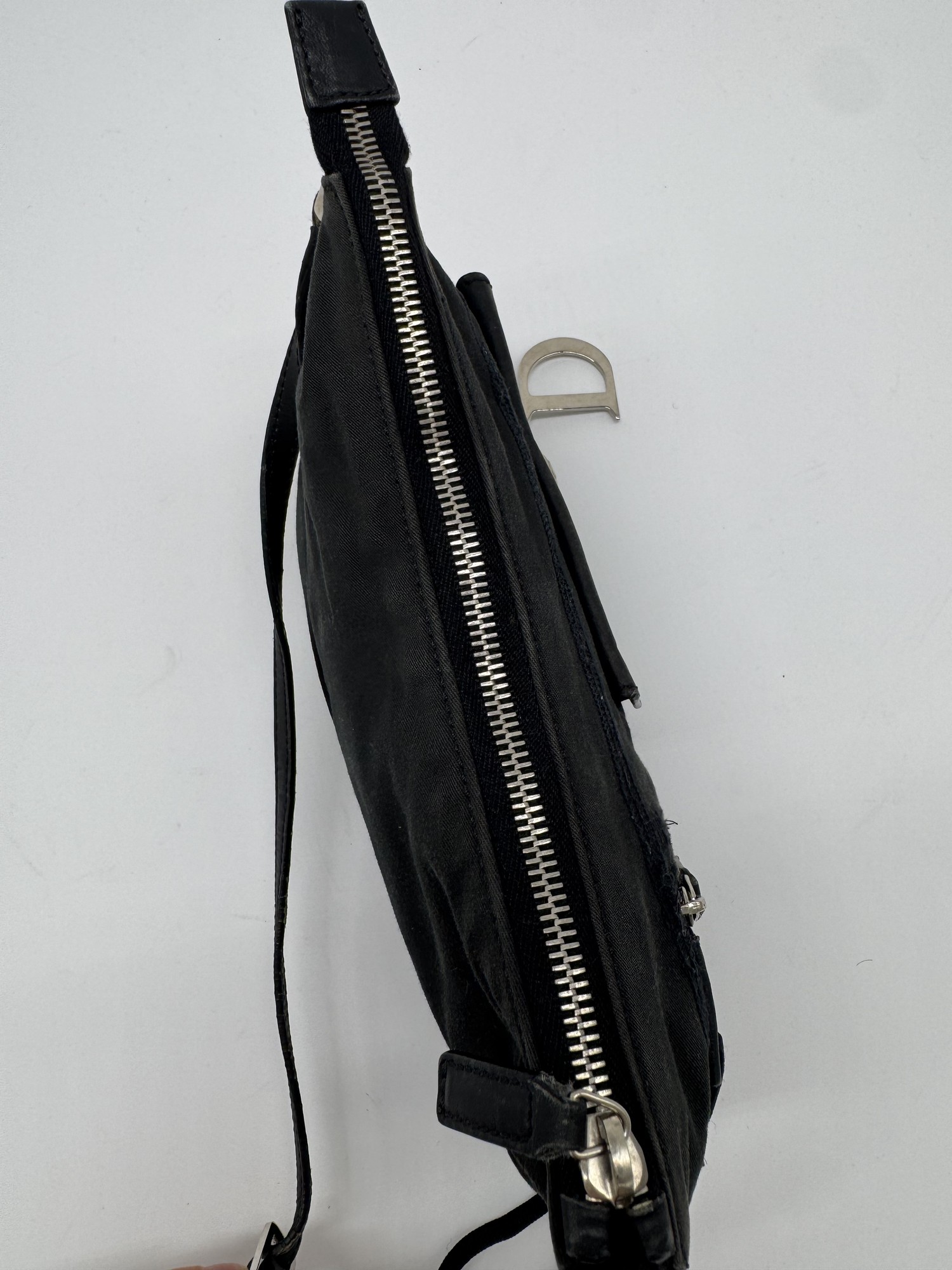 Dior Black Surf Lace-Up Bag by John Galliano 2004