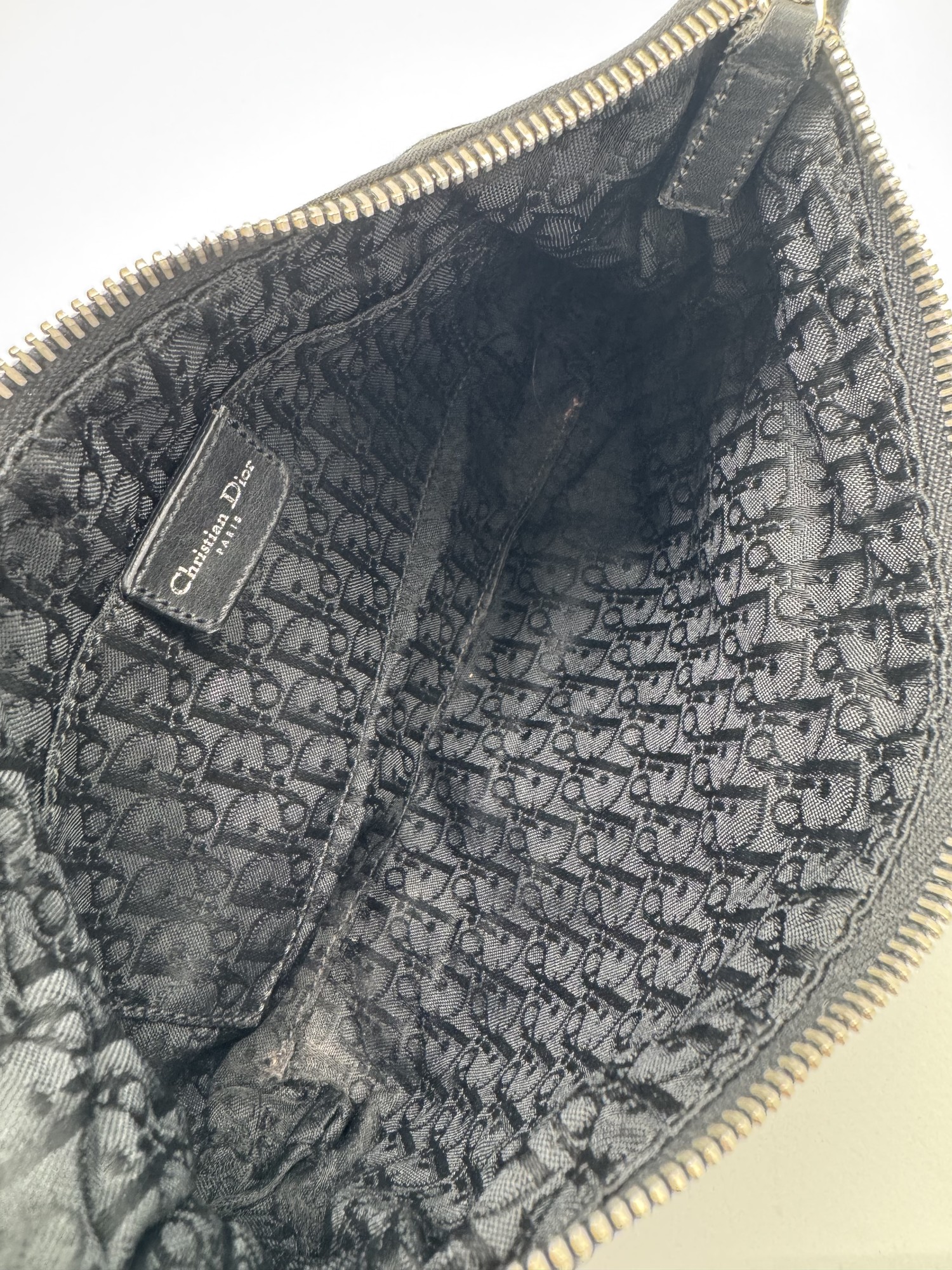 Dior Black Surf Lace-Up Bag by John Galliano 2004