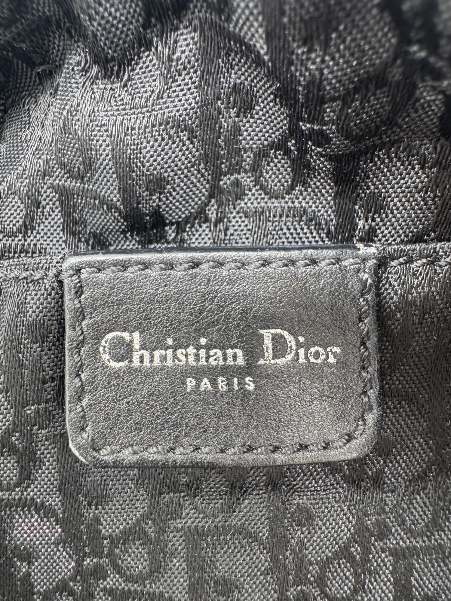 Dior Black Surf Lace-Up Bag by John Galliano 2004