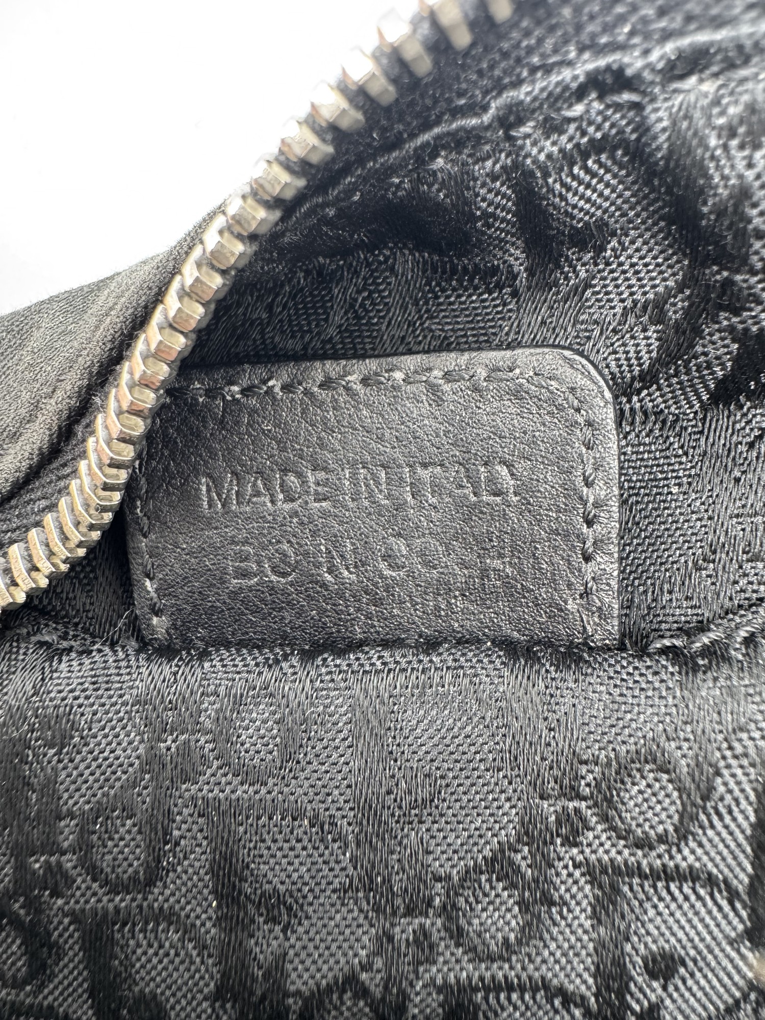 Dior Black Surf Lace-Up Bag by John Galliano 2004