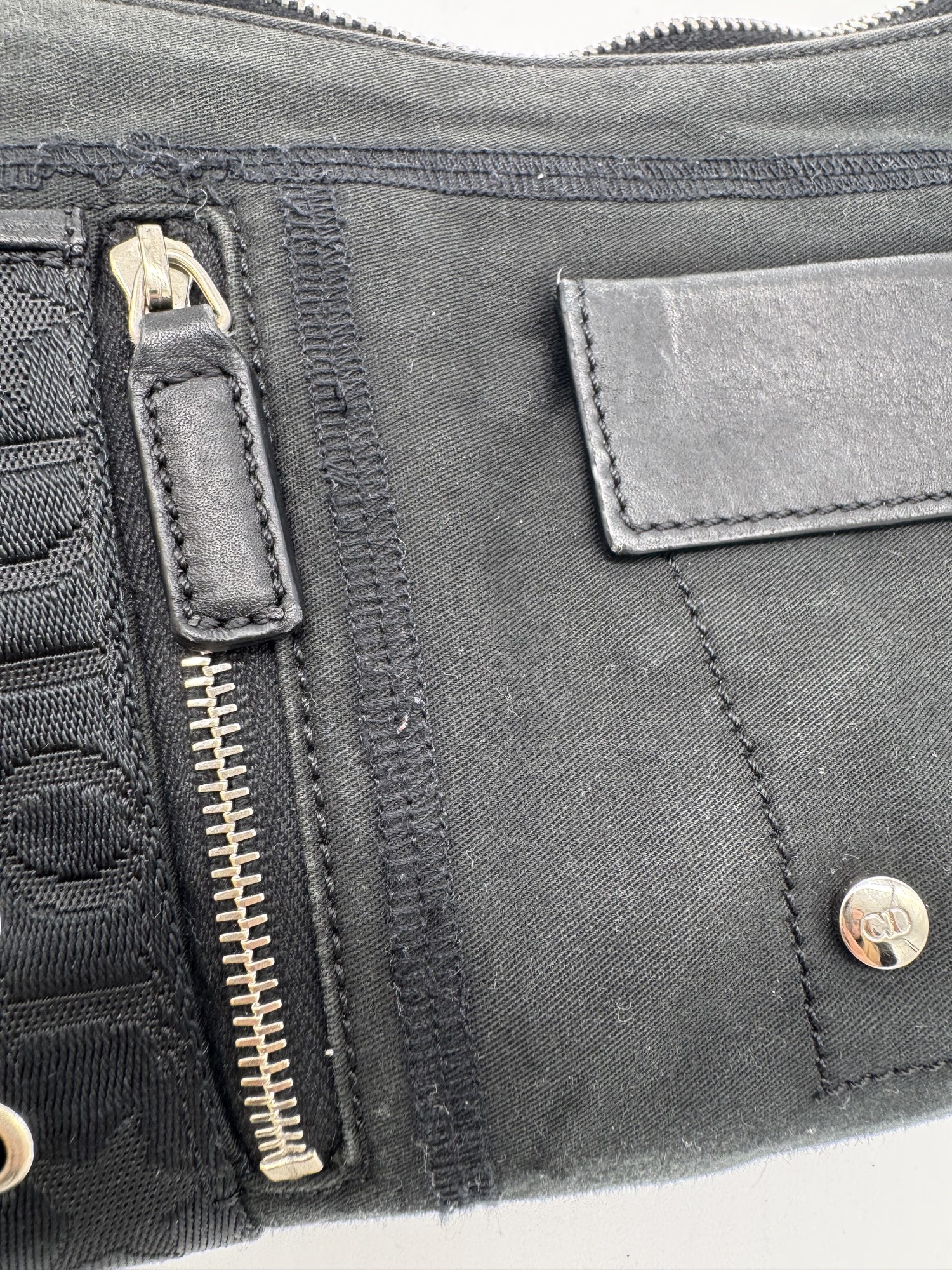 Dior Black Surf Lace-Up Bag by John Galliano 2004