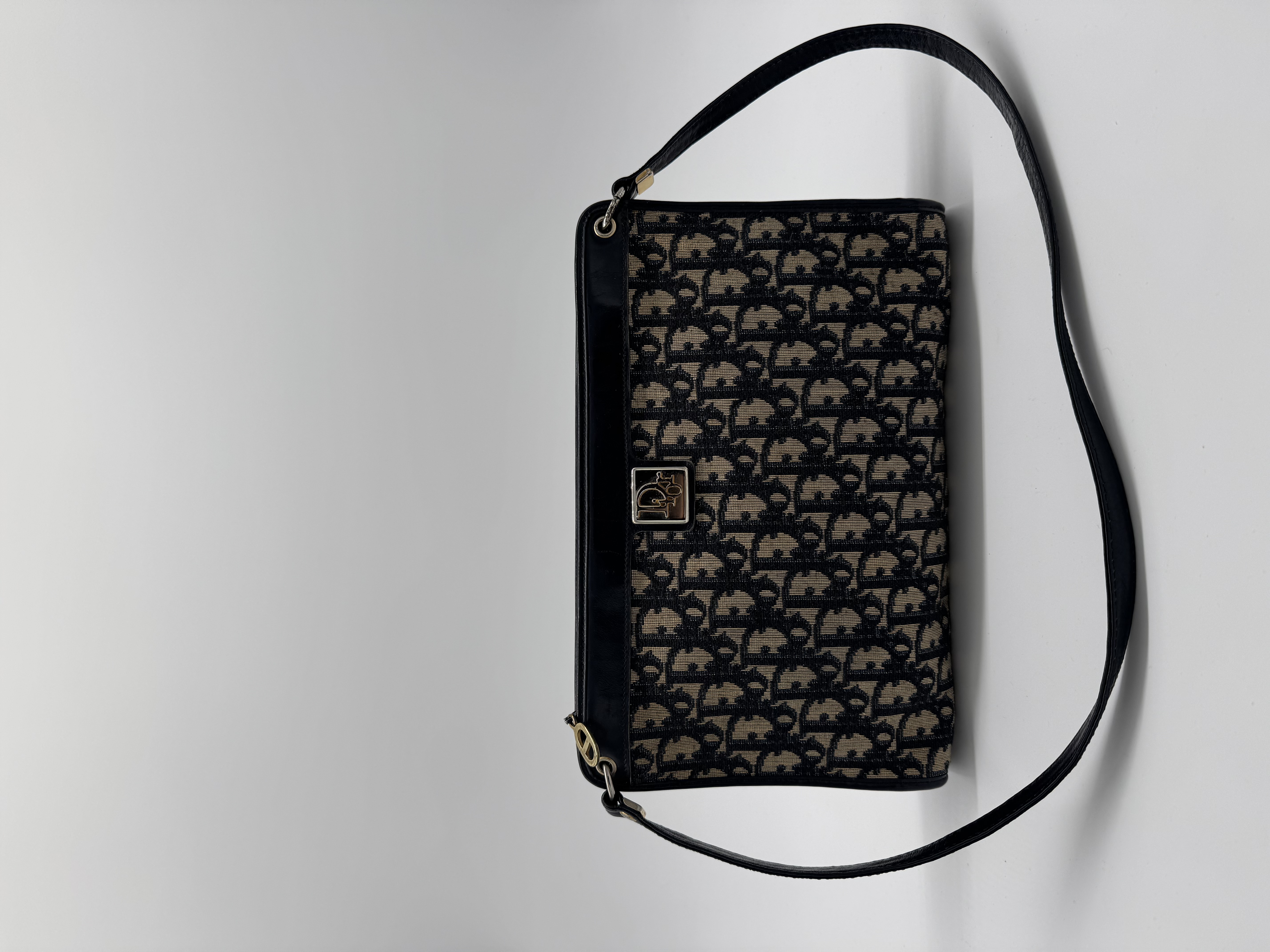 Christian Dior Oblique Canvas Shoulder Bag