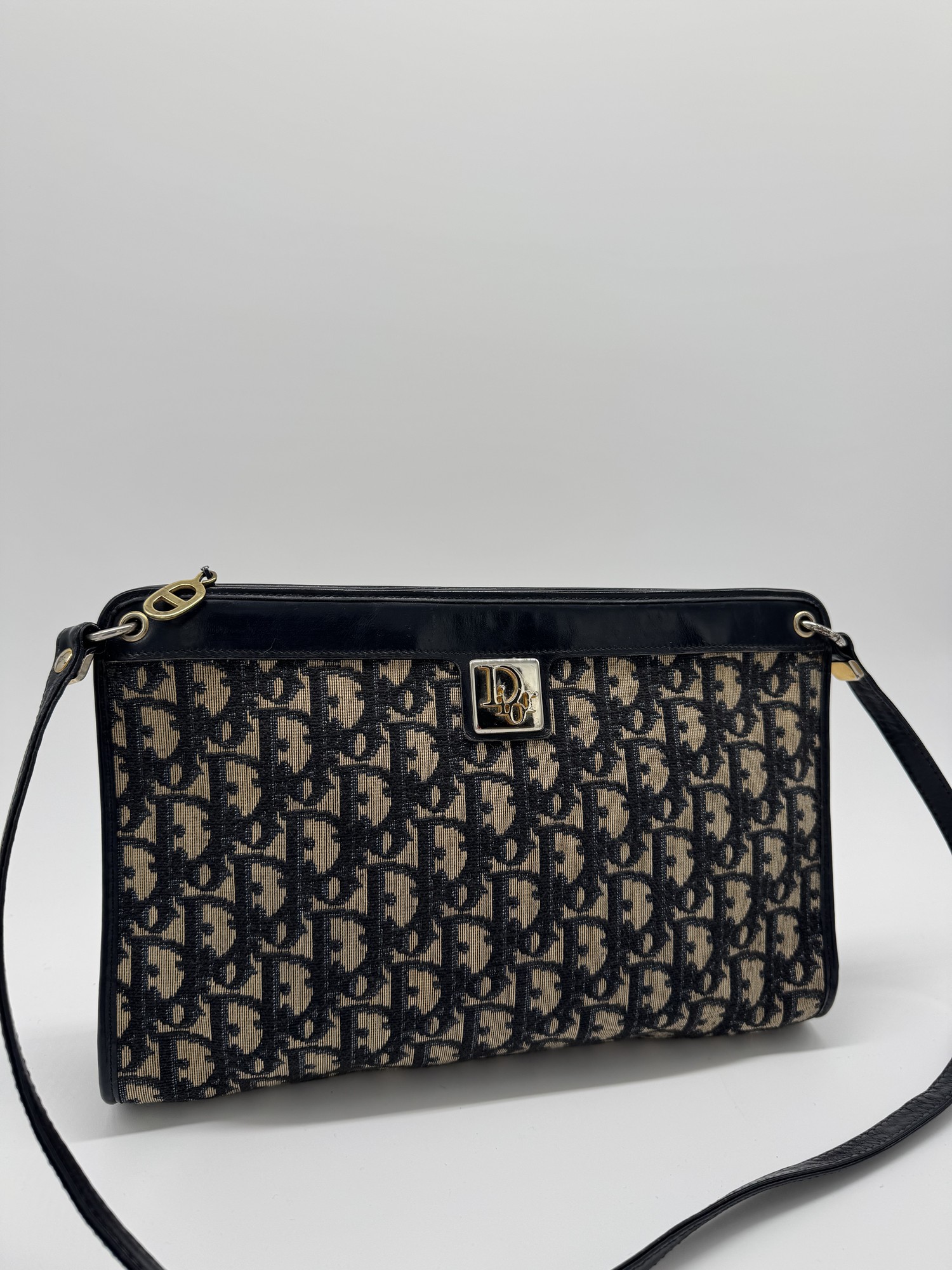 Christian Dior Oblique Canvas Shoulder Bag