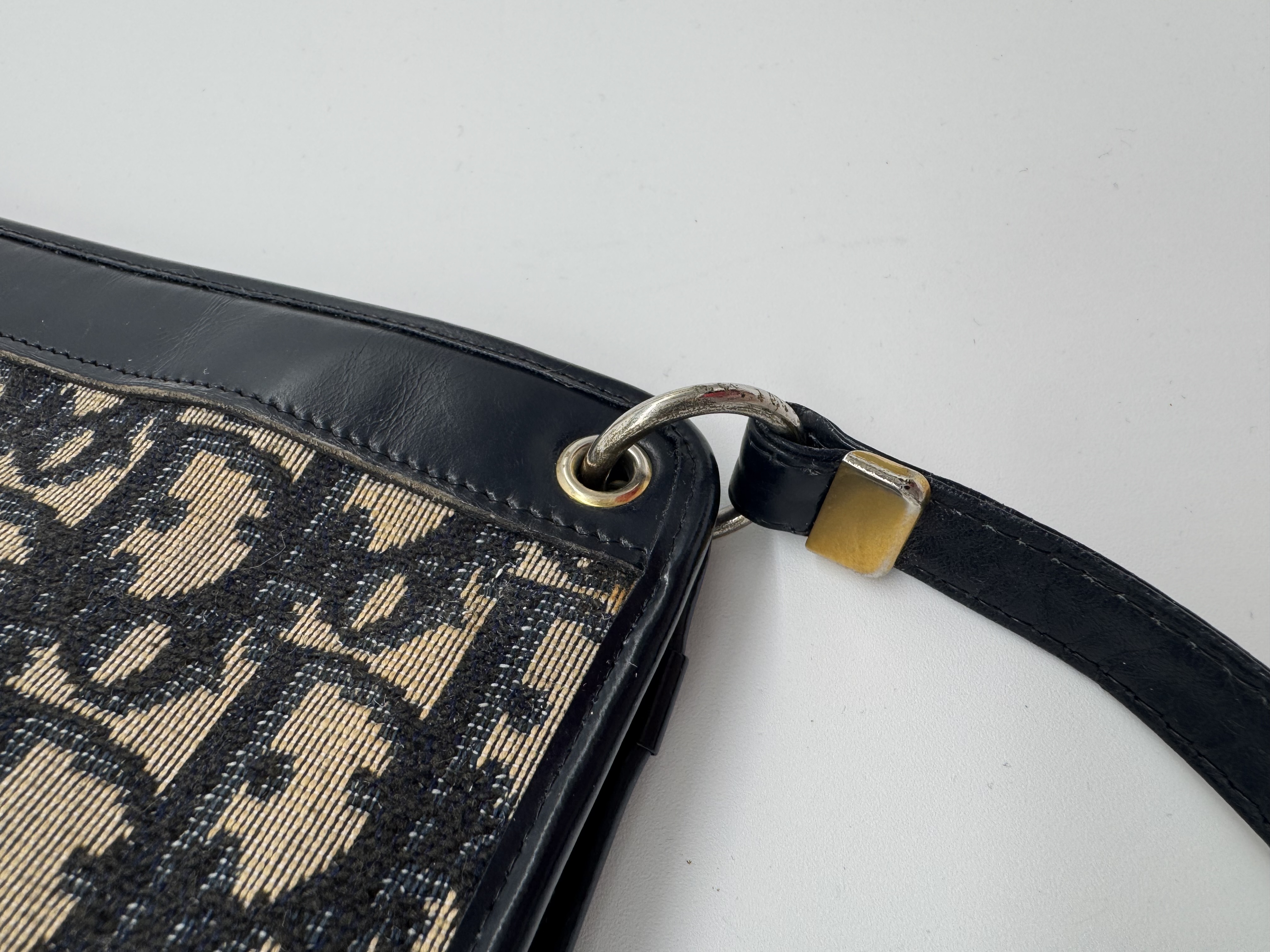 Christian Dior Oblique Canvas Shoulder Bag