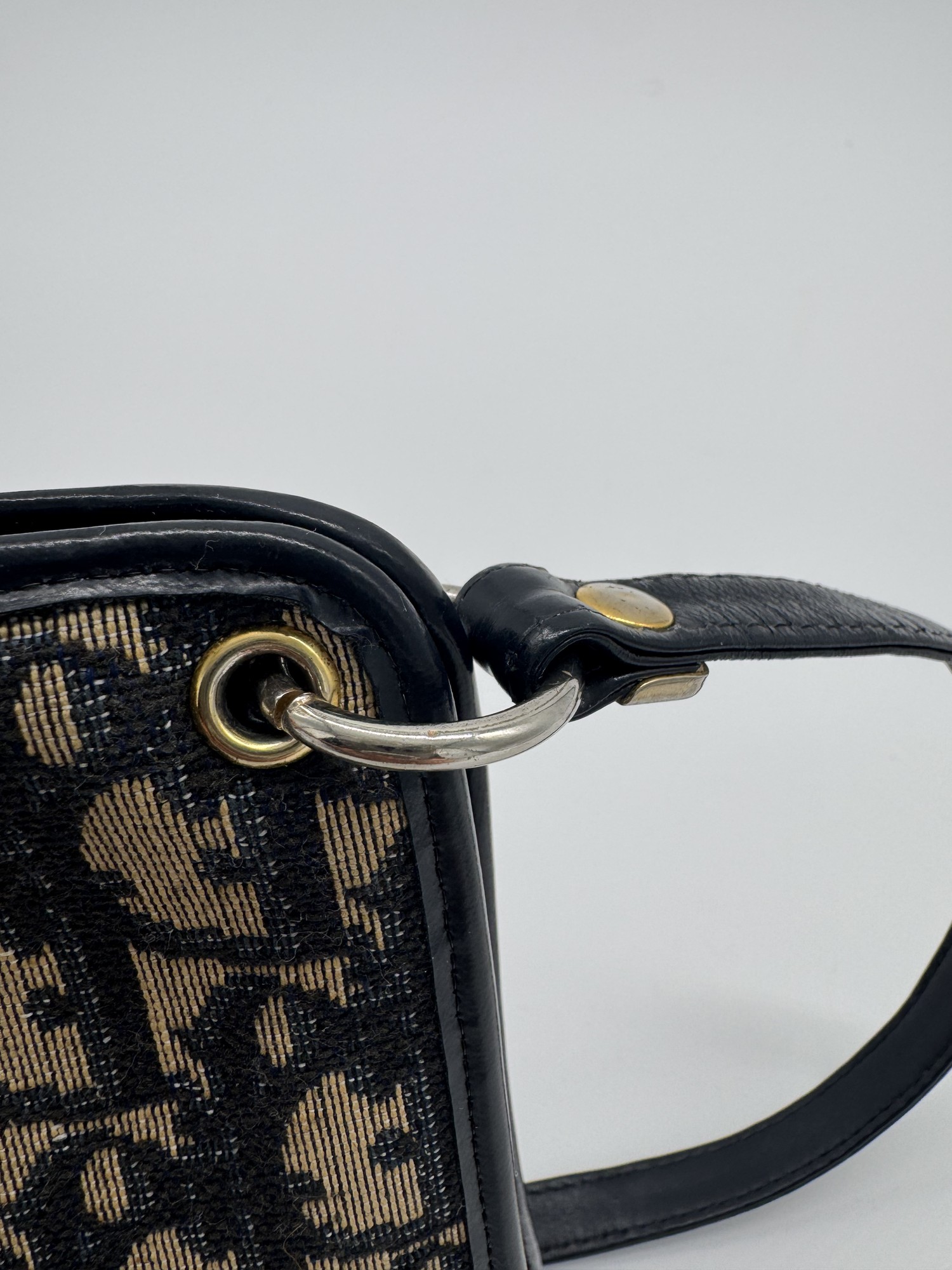 Christian Dior Oblique Canvas Shoulder Bag