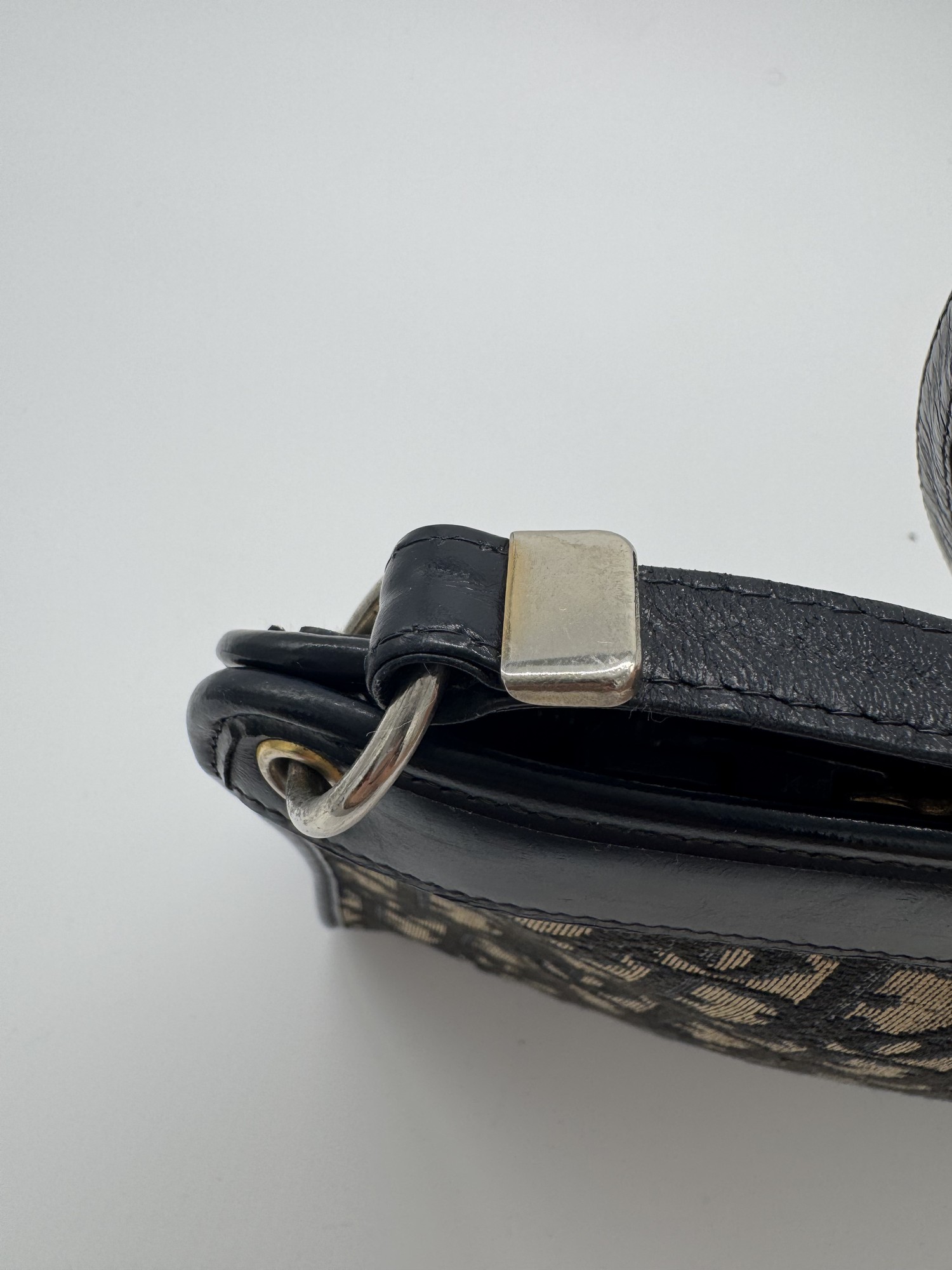 Christian Dior Oblique Canvas Shoulder Bag