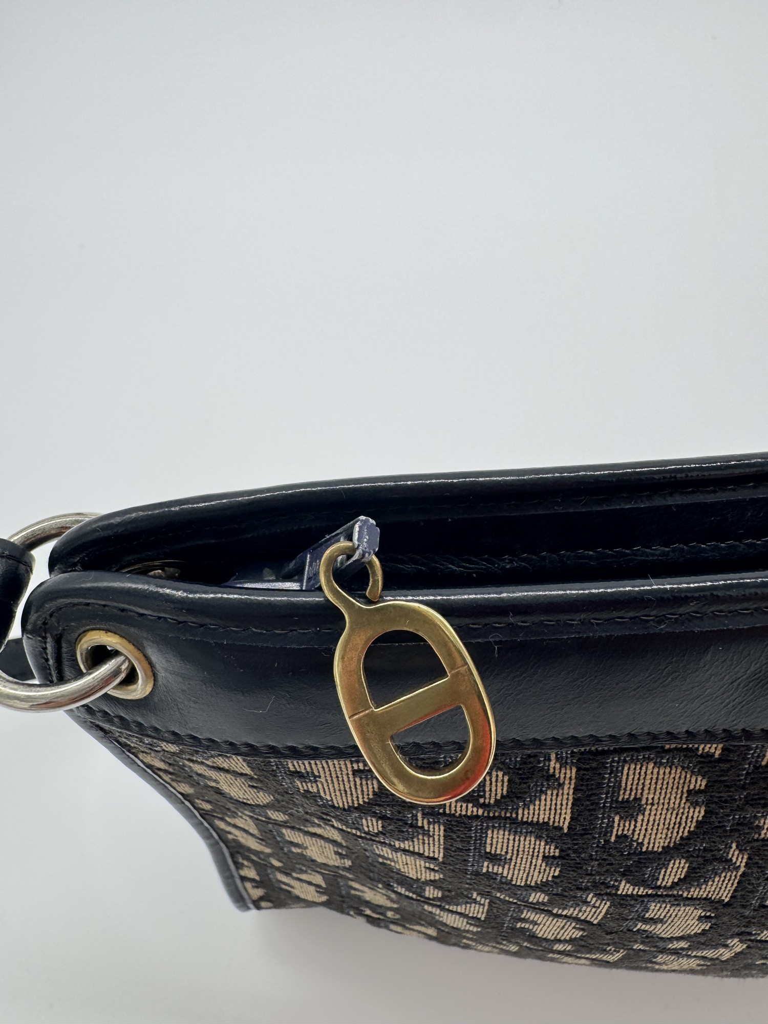 Christian Dior Oblique Canvas Shoulder Bag