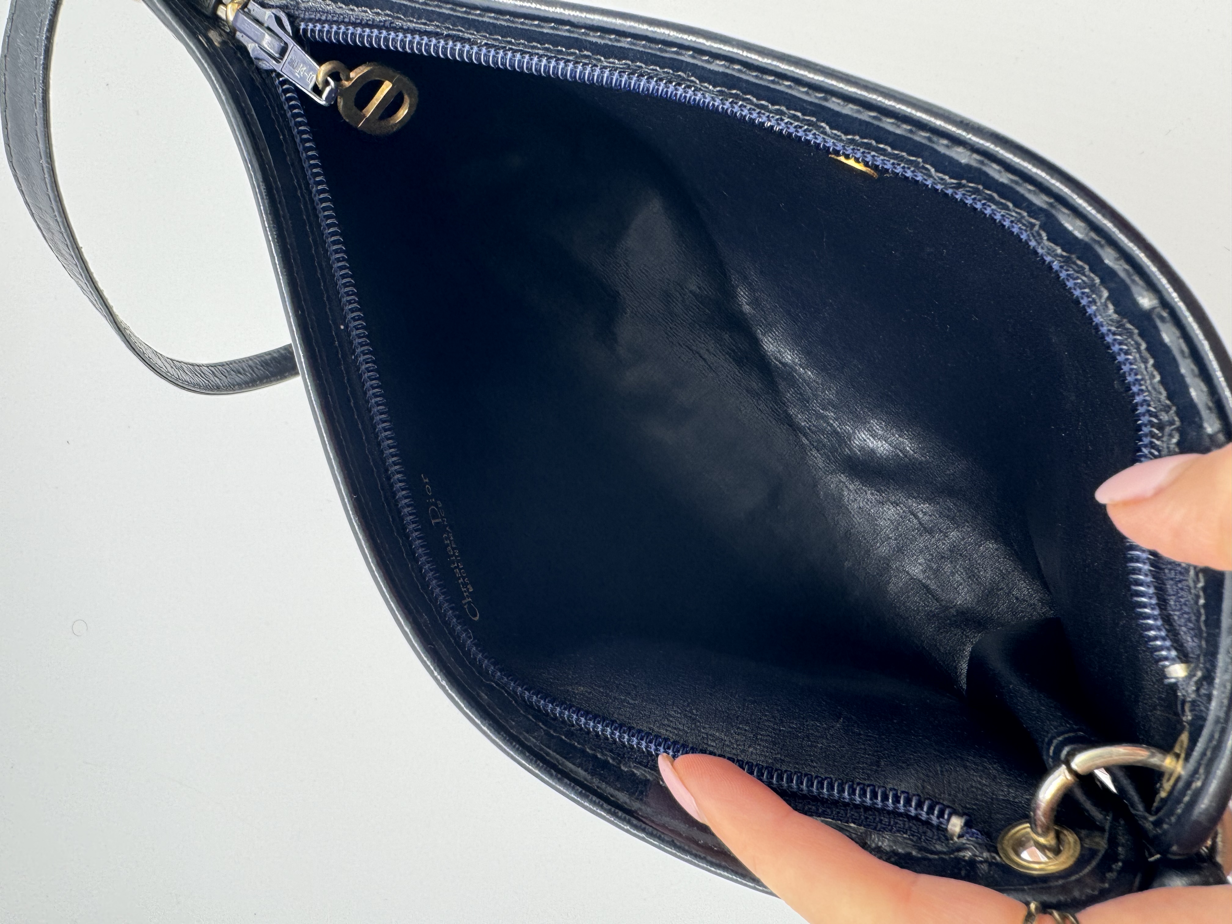 Christian Dior Oblique Canvas Shoulder Bag
