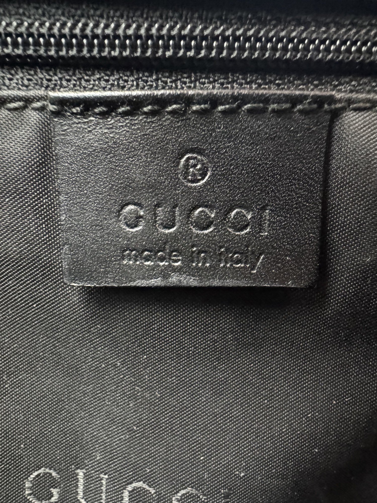 Gucci GG Canvas Jackie Bardot Black Monogram Shoulder Bag