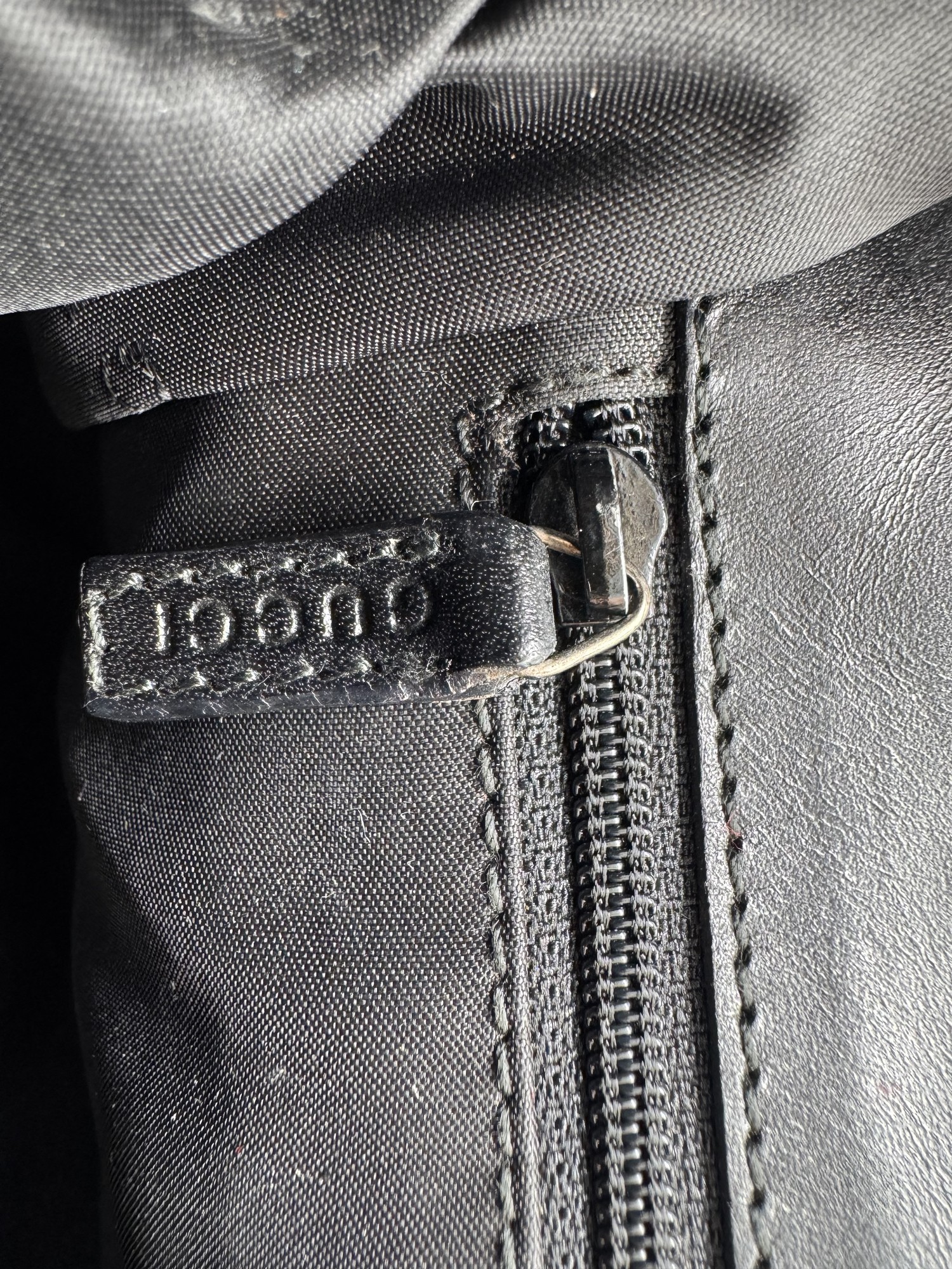 Gucci GG Canvas Jackie Bardot Black Monogram Shoulder Bag