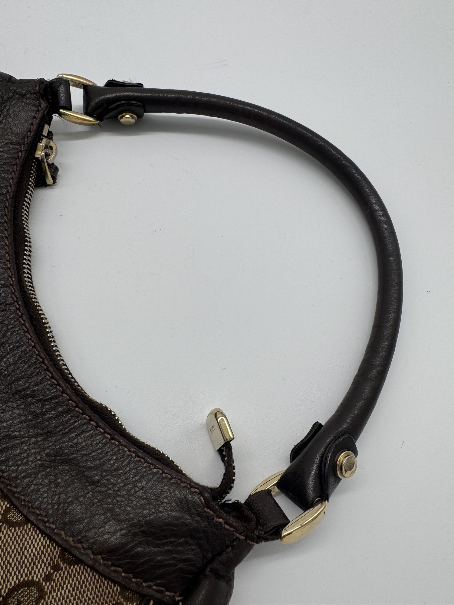 Gucci GG Canvas Abbey Brown Shoulder Bag