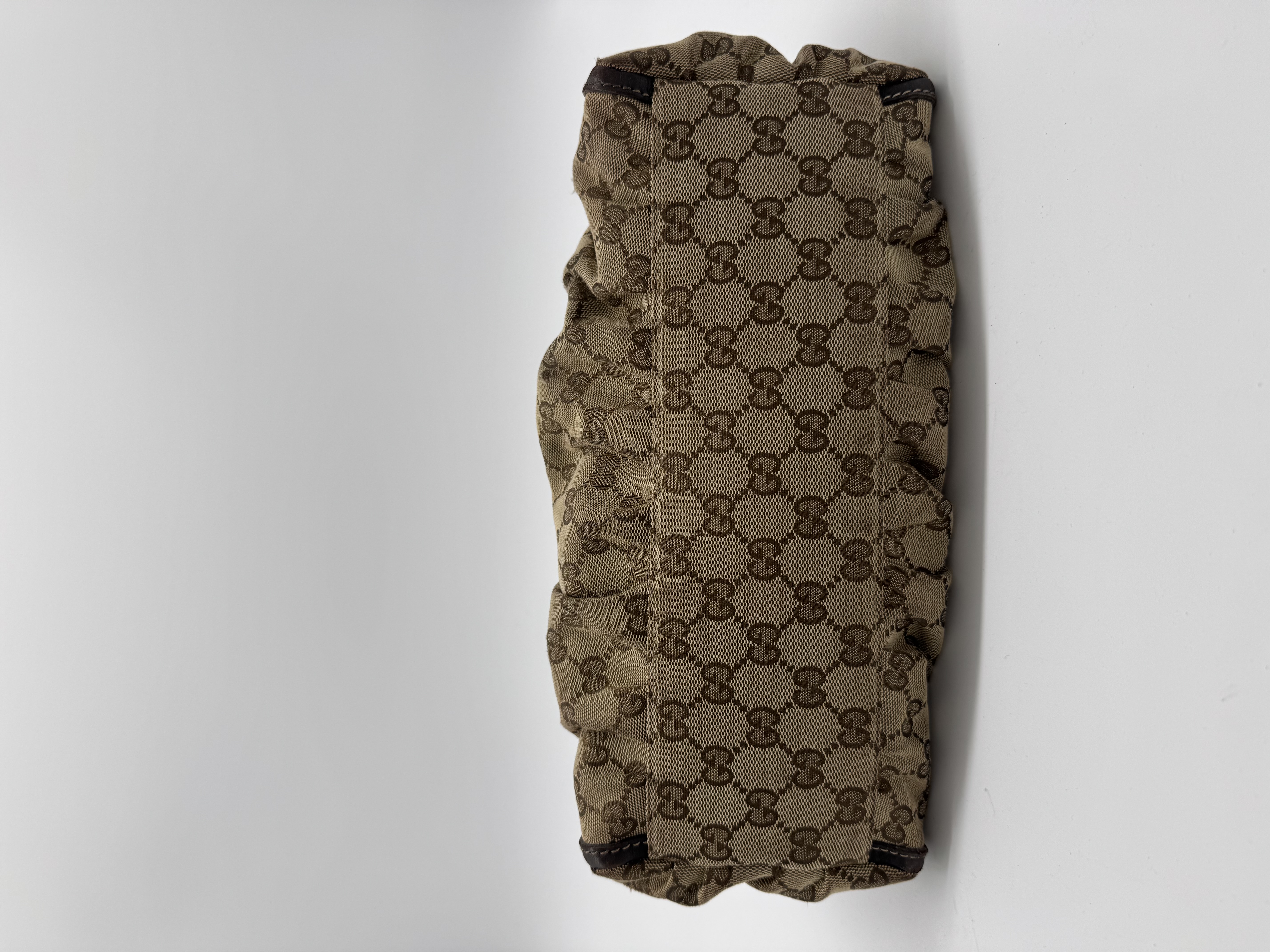 Gucci GG Canvas Abbey Brown Shoulder Bag
