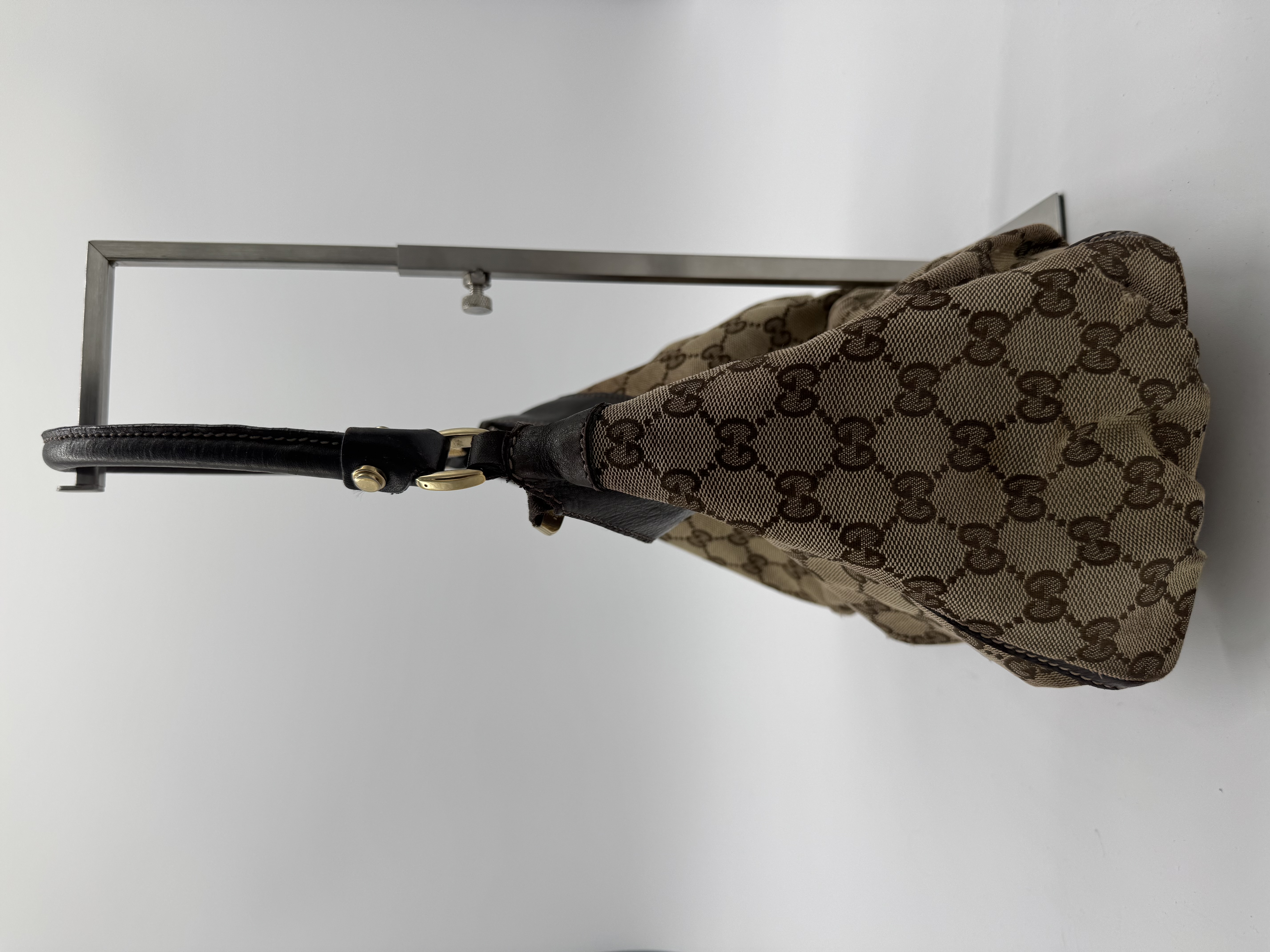 Gucci GG Canvas Abbey Brown Shoulder Bag