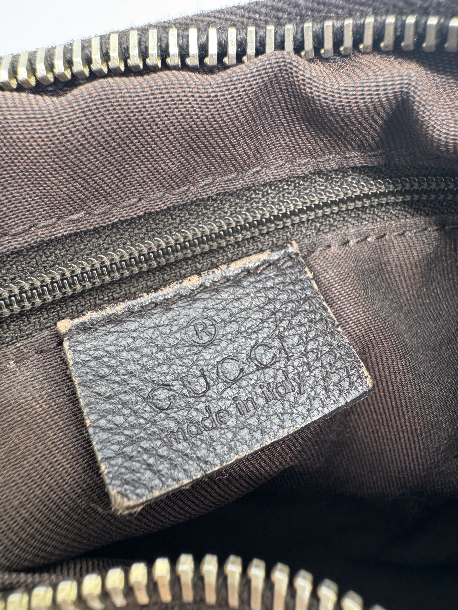 Gucci GG Canvas Abbey Brown Shoulder Bag
