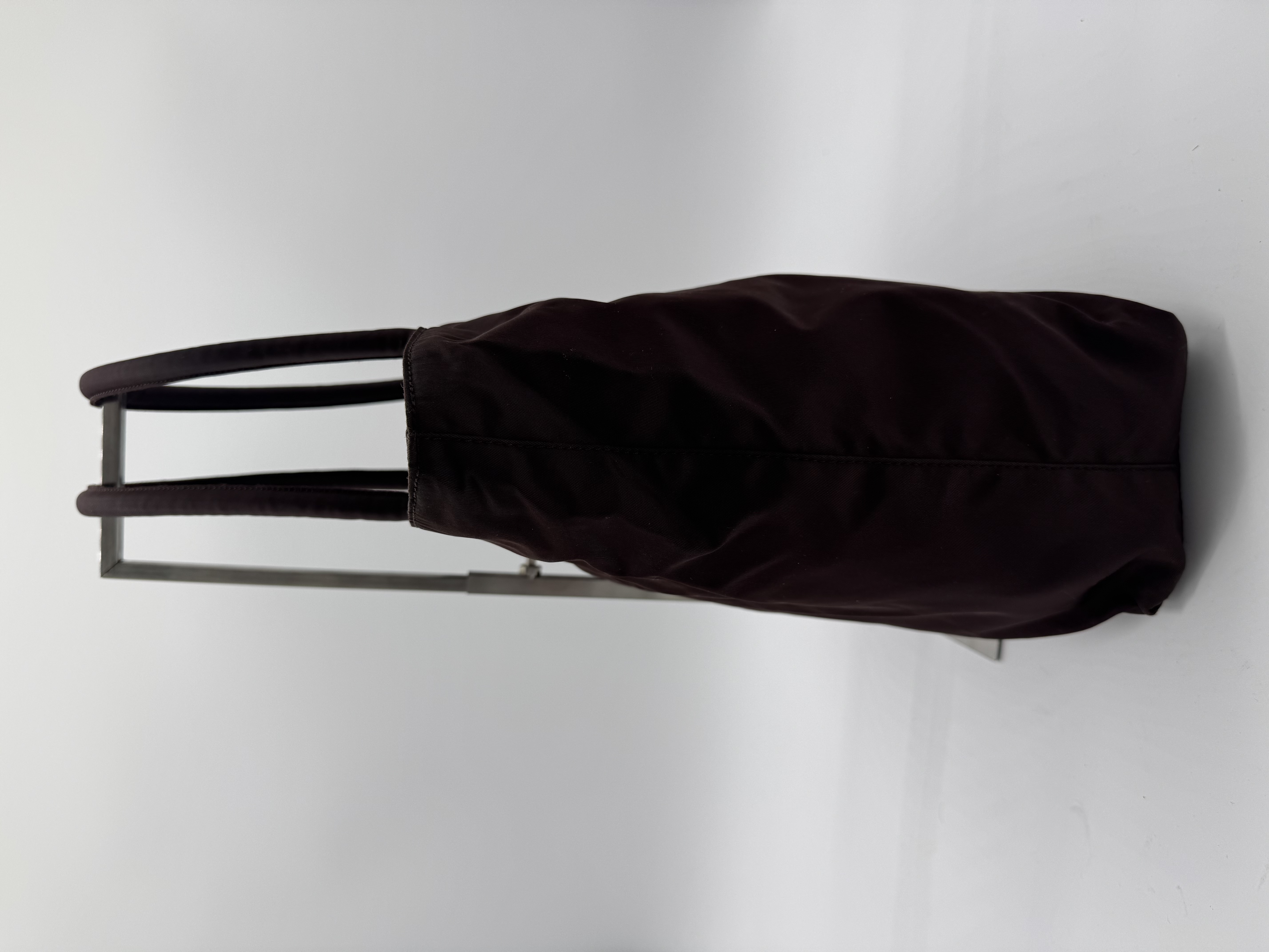 Prada Tessuto Nylon Brown Tote Bag