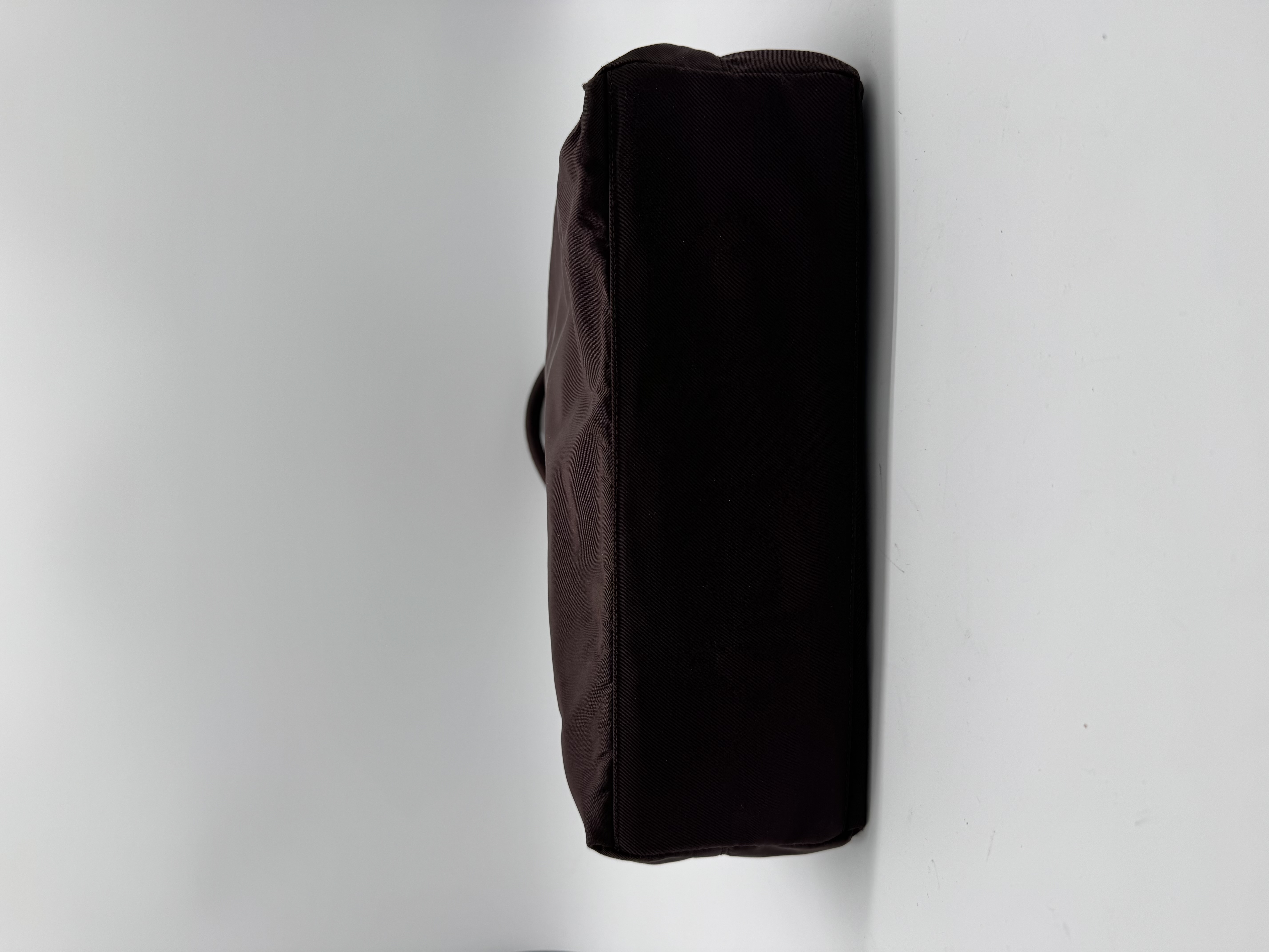 Prada Tessuto Nylon Brown Tote Bag