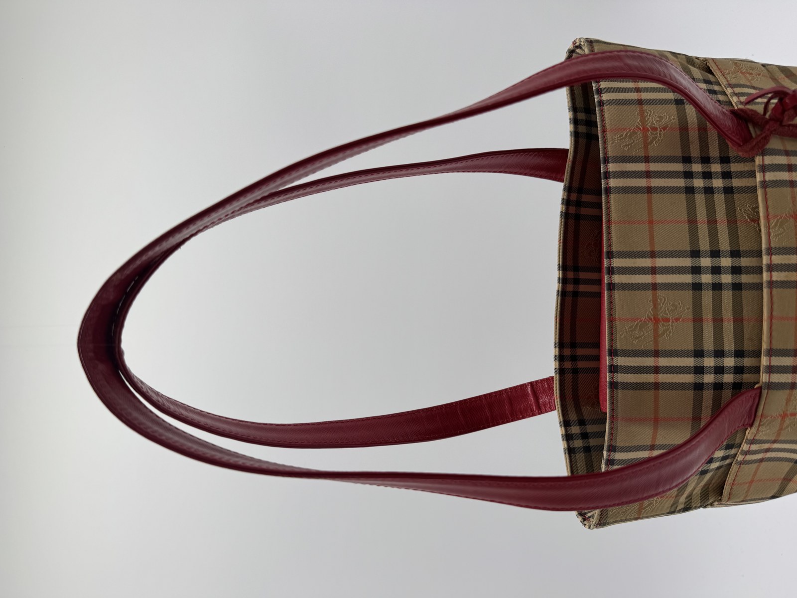 Burberry Nova Check Shoulder Tote Bag