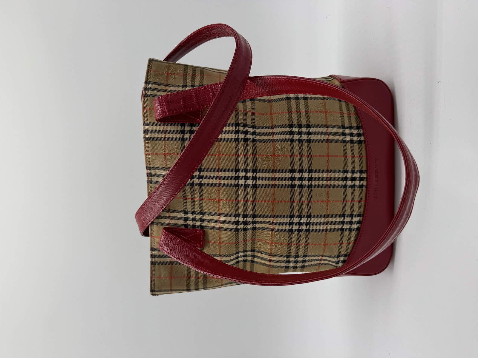 Burberry Nova Check Shoulder Tote Bag