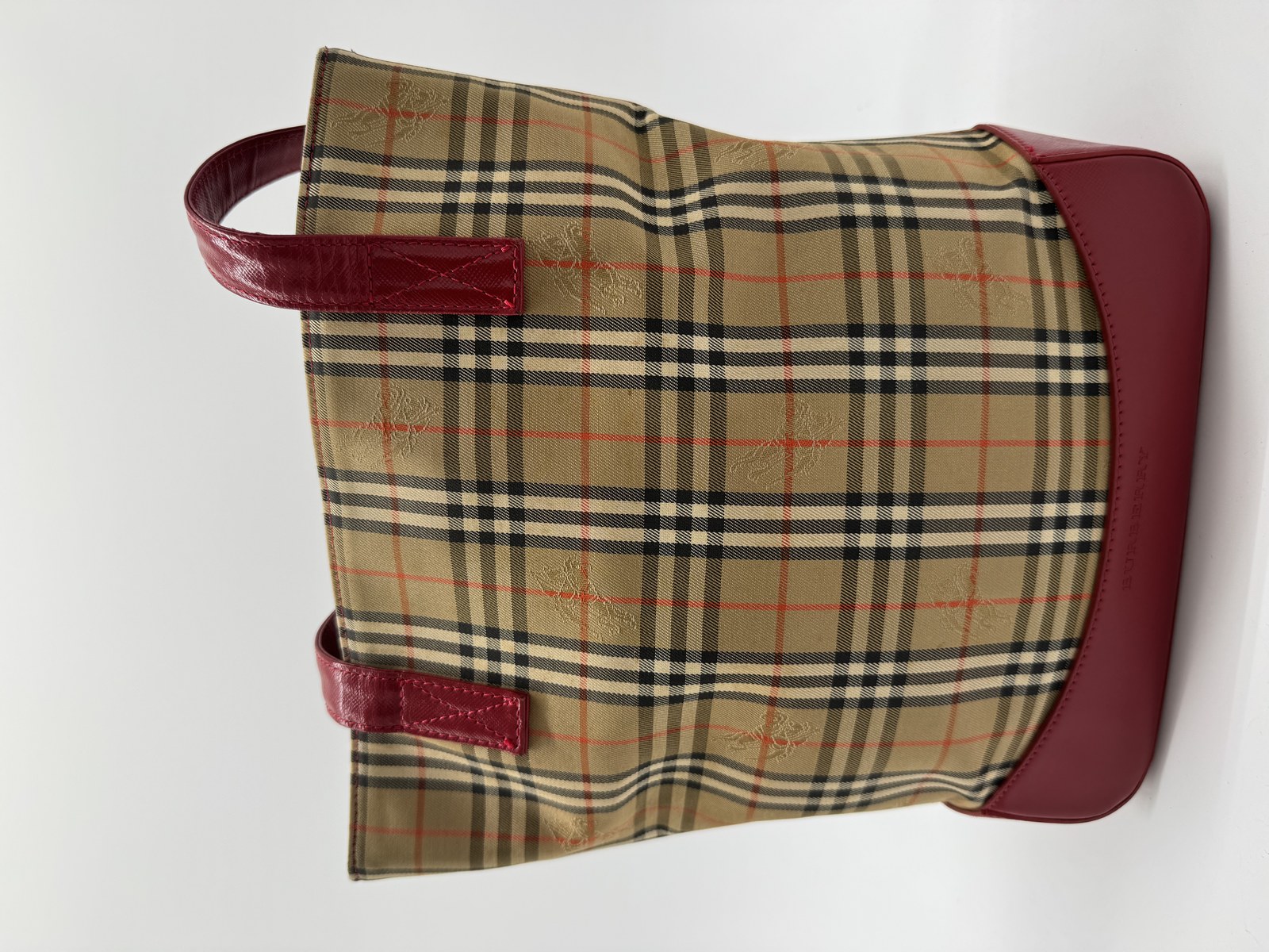 Burberry Nova Check Shoulder Tote Bag