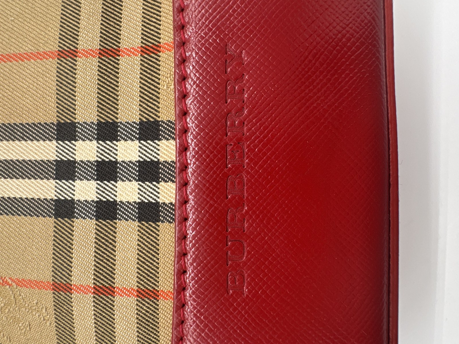 Burberry Nova Check Shoulder Tote Bag