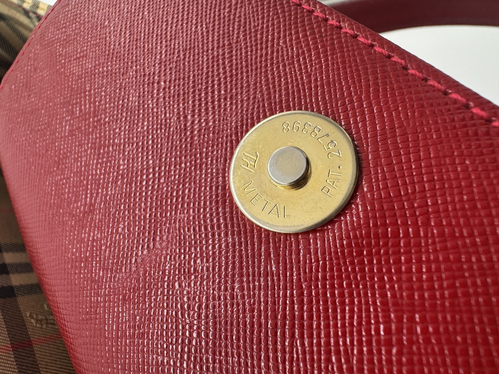 Burberry Nova Check Shoulder Tote Bag