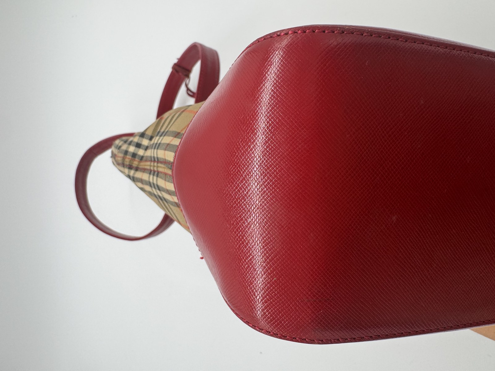 Burberry Nova Check Shoulder Tote Bag