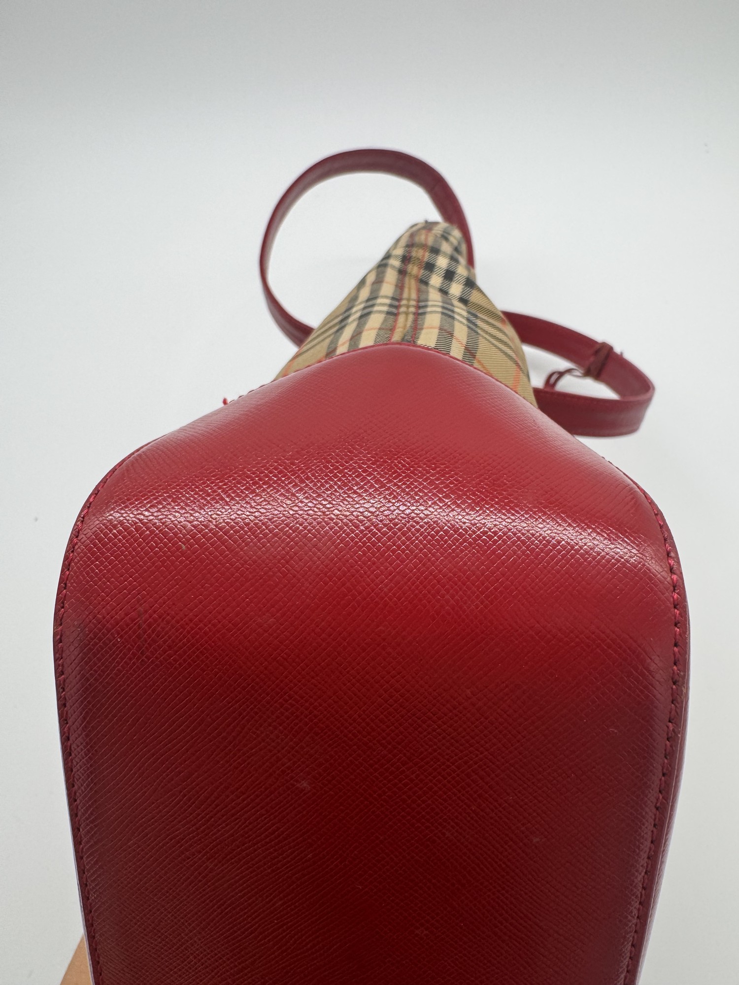Burberry Nova Check Shoulder Tote Bag