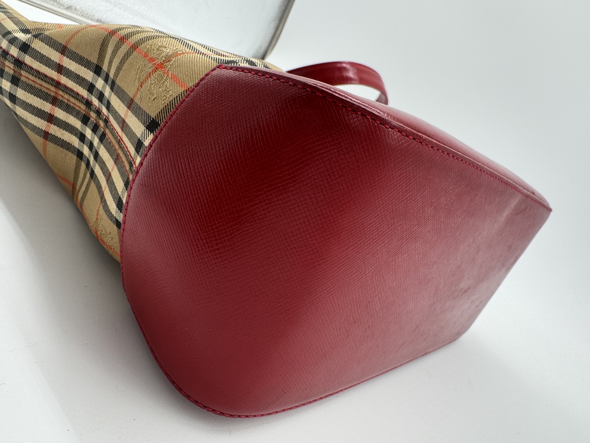 Burberry Nova Check Shoulder Tote Bag