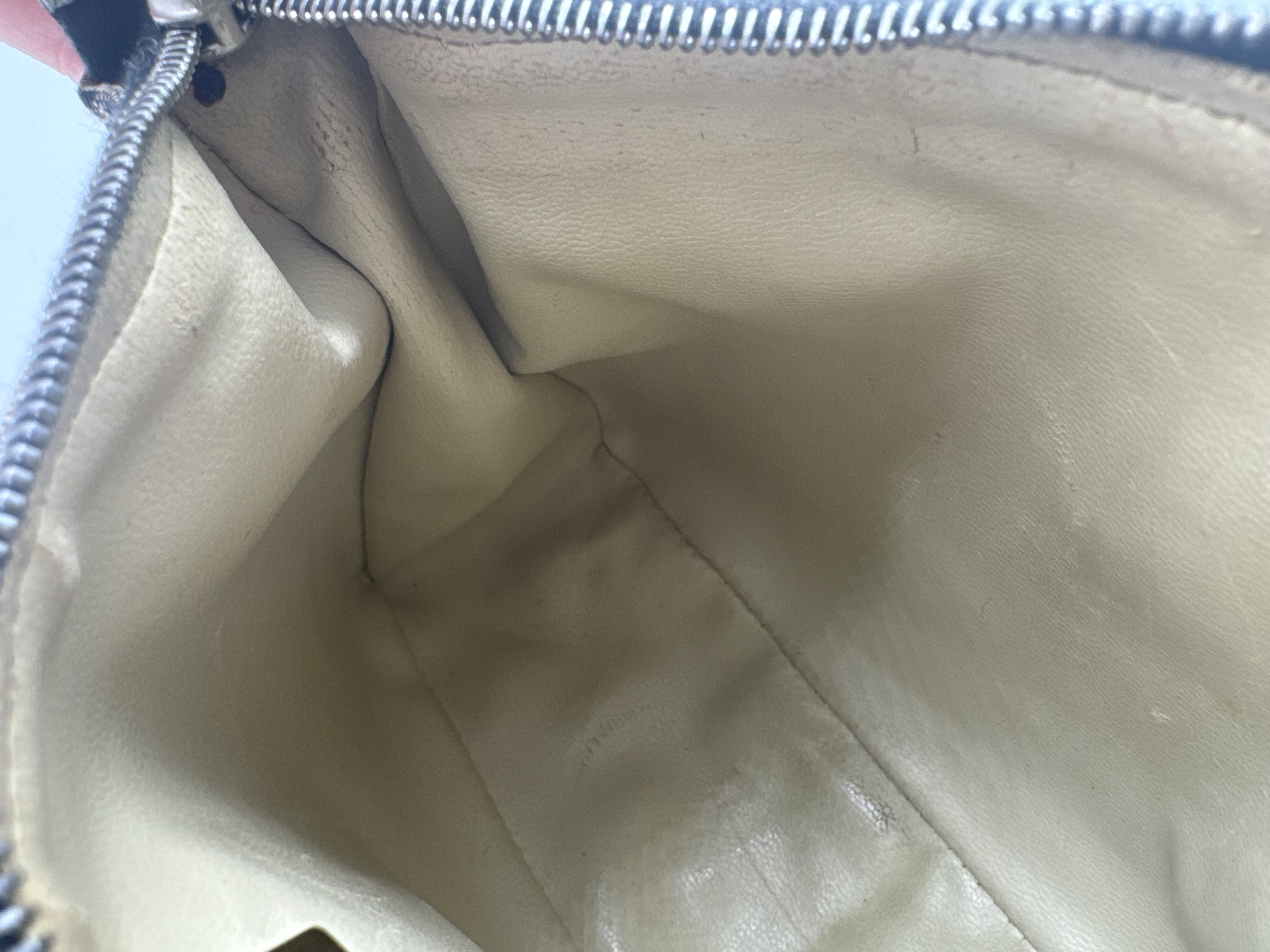 Fendi Zucca Navy Shoulder Bag
