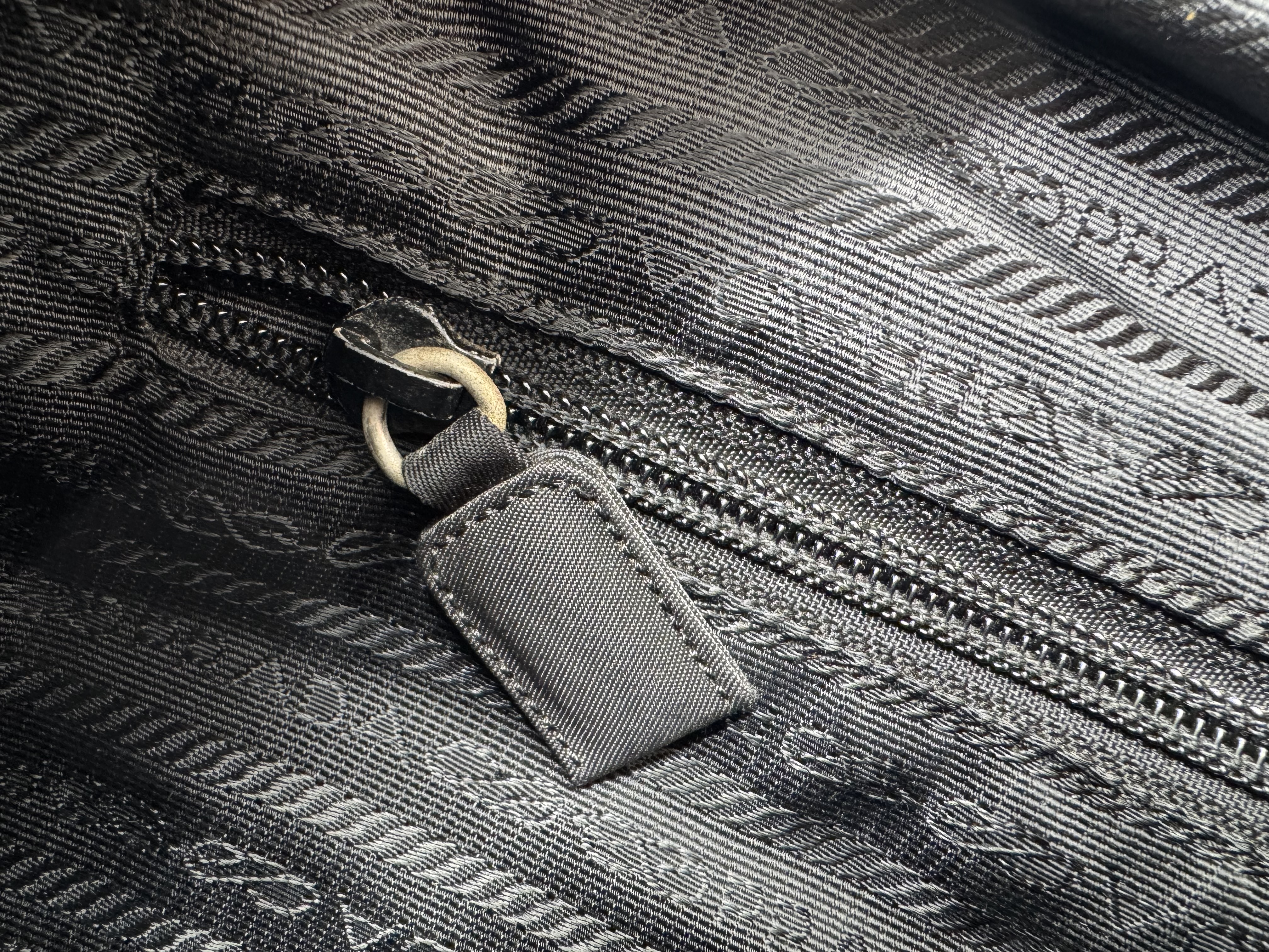 Prada Tessuto Nylon Brown Tote Bag