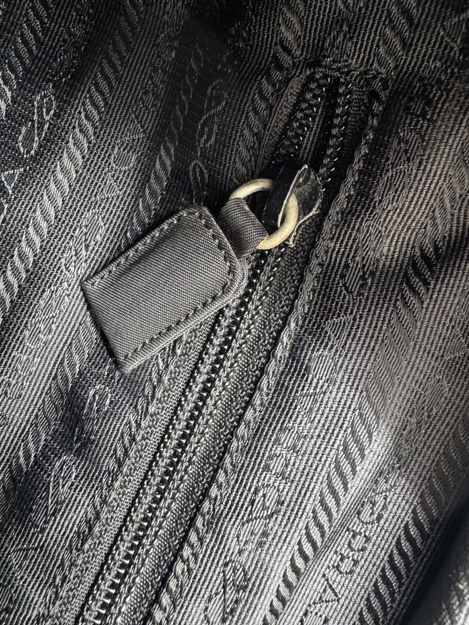 Prada Tessuto Nylon Brown Tote Bag