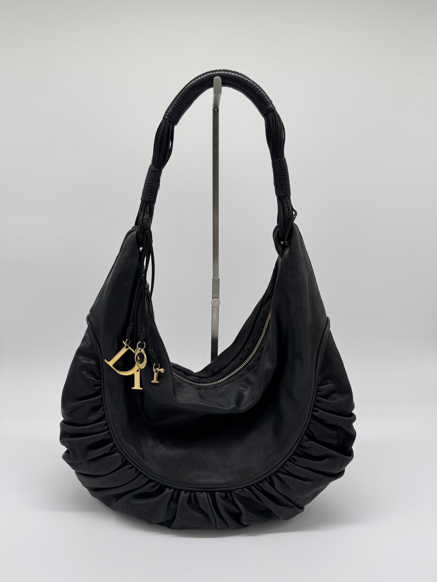 Christian Dior Gypsy Leather Hobo Bag